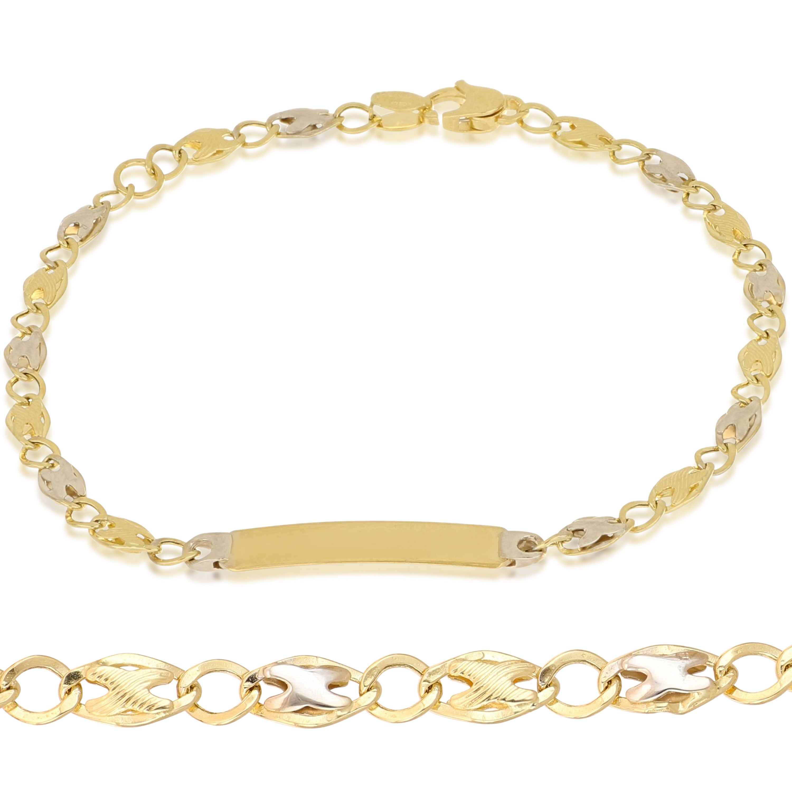 18K Italian Gold Baby Bracelet – 803321746039 – SKU 803321746039