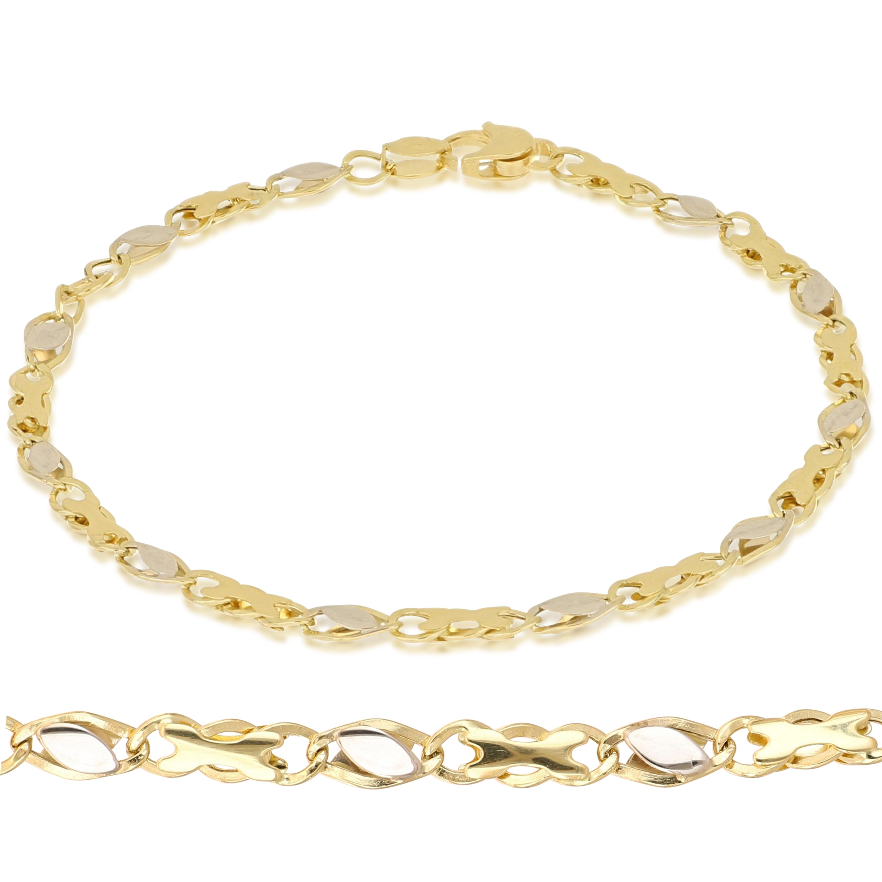 18K Italian Gold Baby Bracelet – 803321746041 – SKU 803321746041