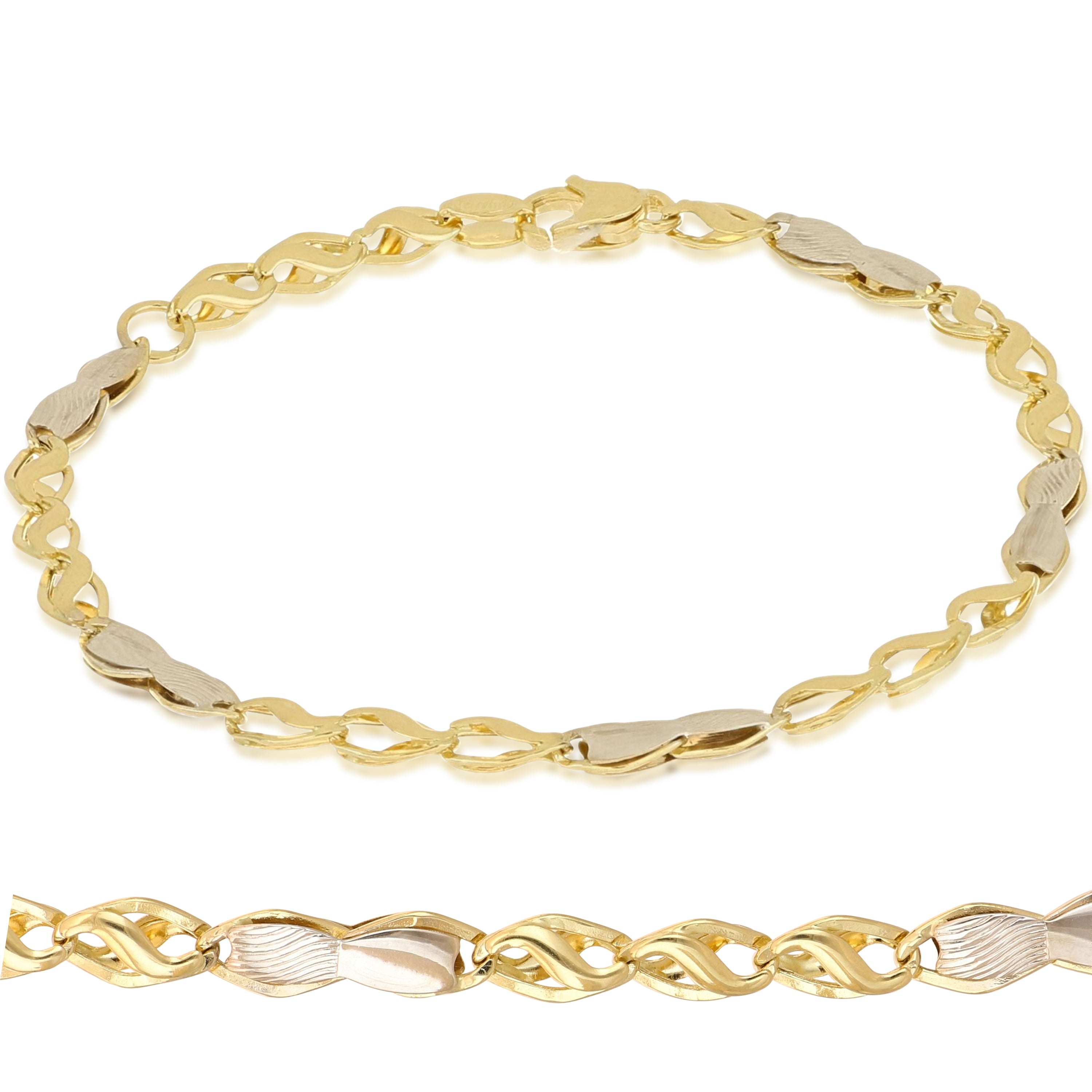 18K Italian Gold Baby Bracelet – 803321746045 – SKU 803321746045