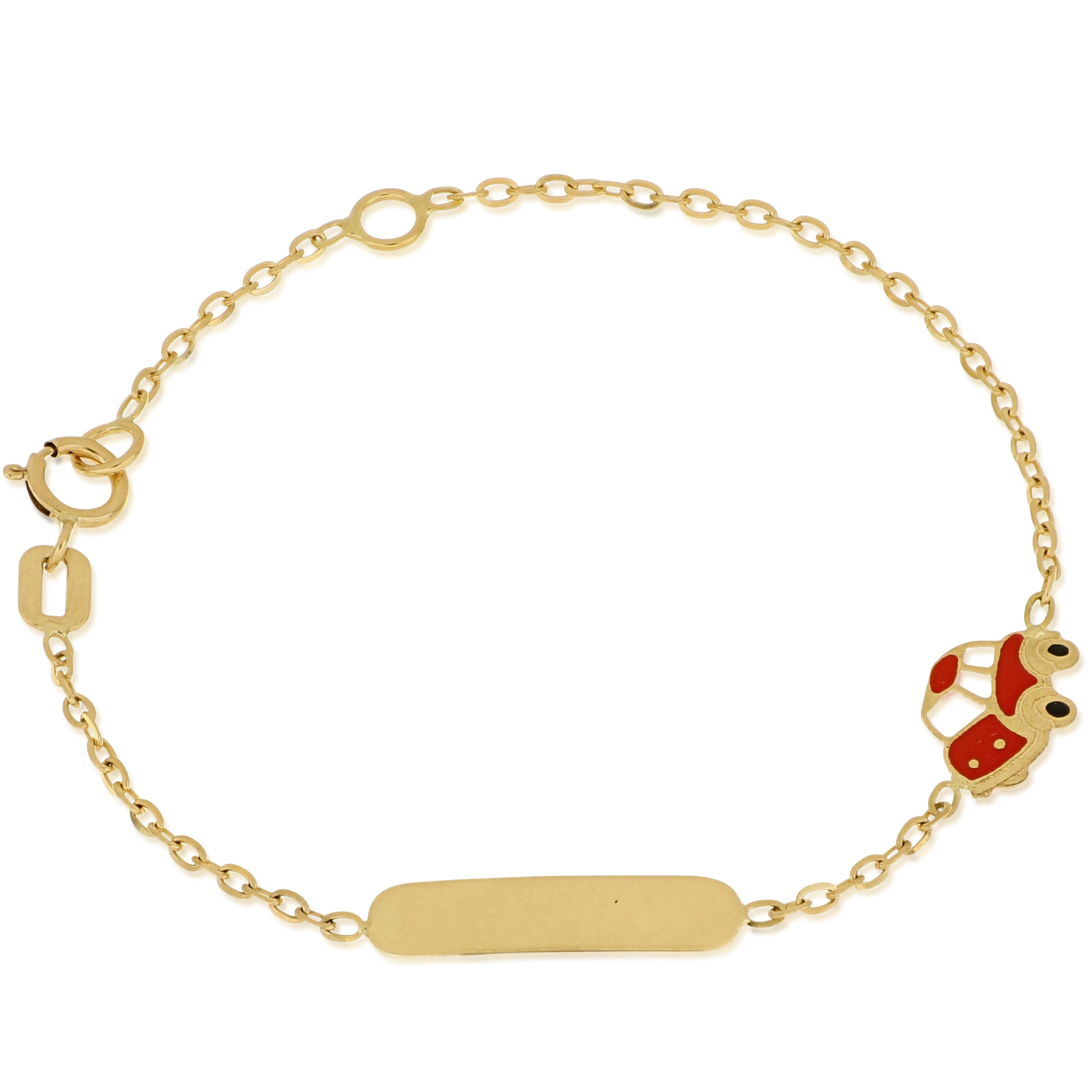18K Italian Gold Baby Bracelet – 803321746186 – SKU 803321746186