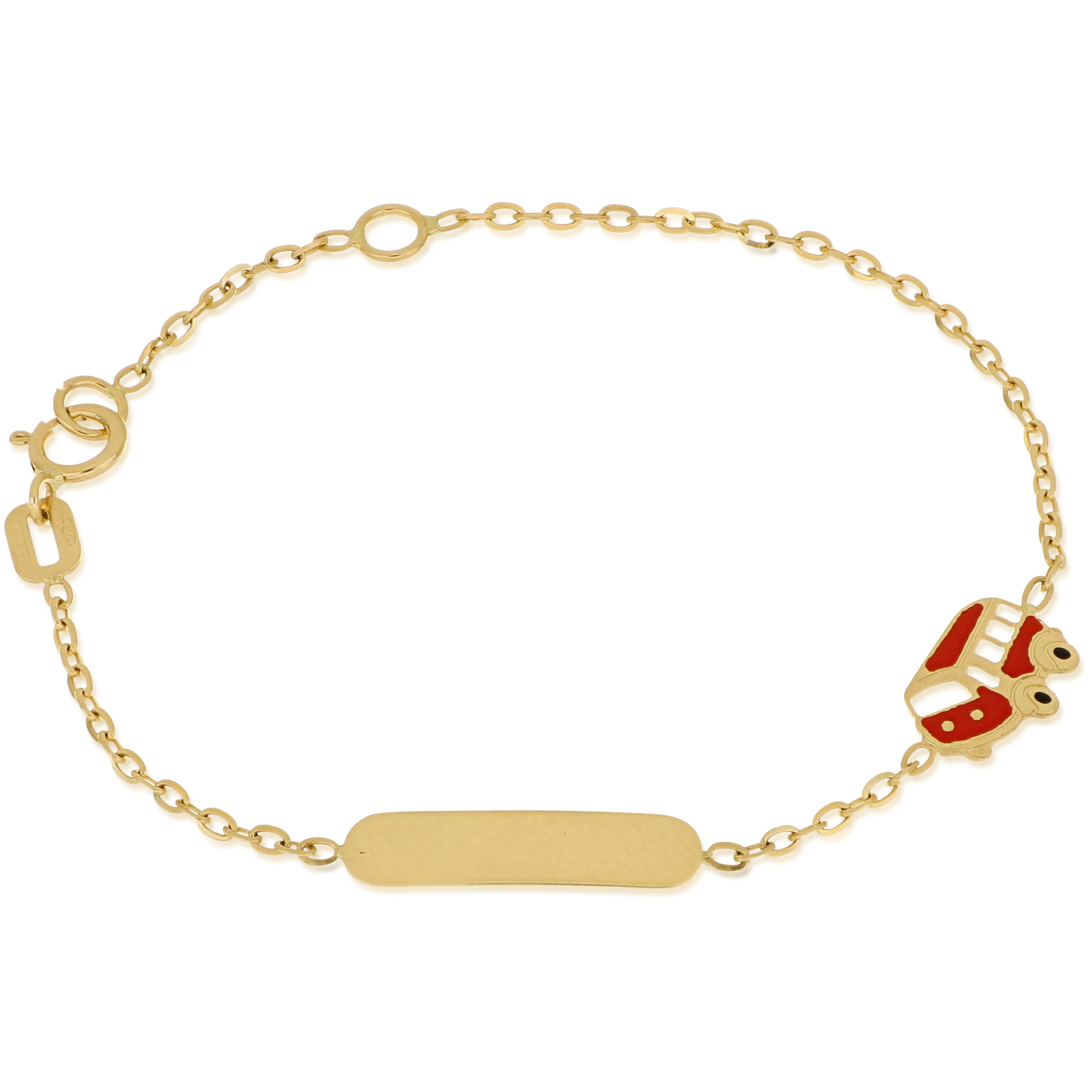 18K Italian Gold Baby Bracelet – 803321746190 – SKU 803321746190