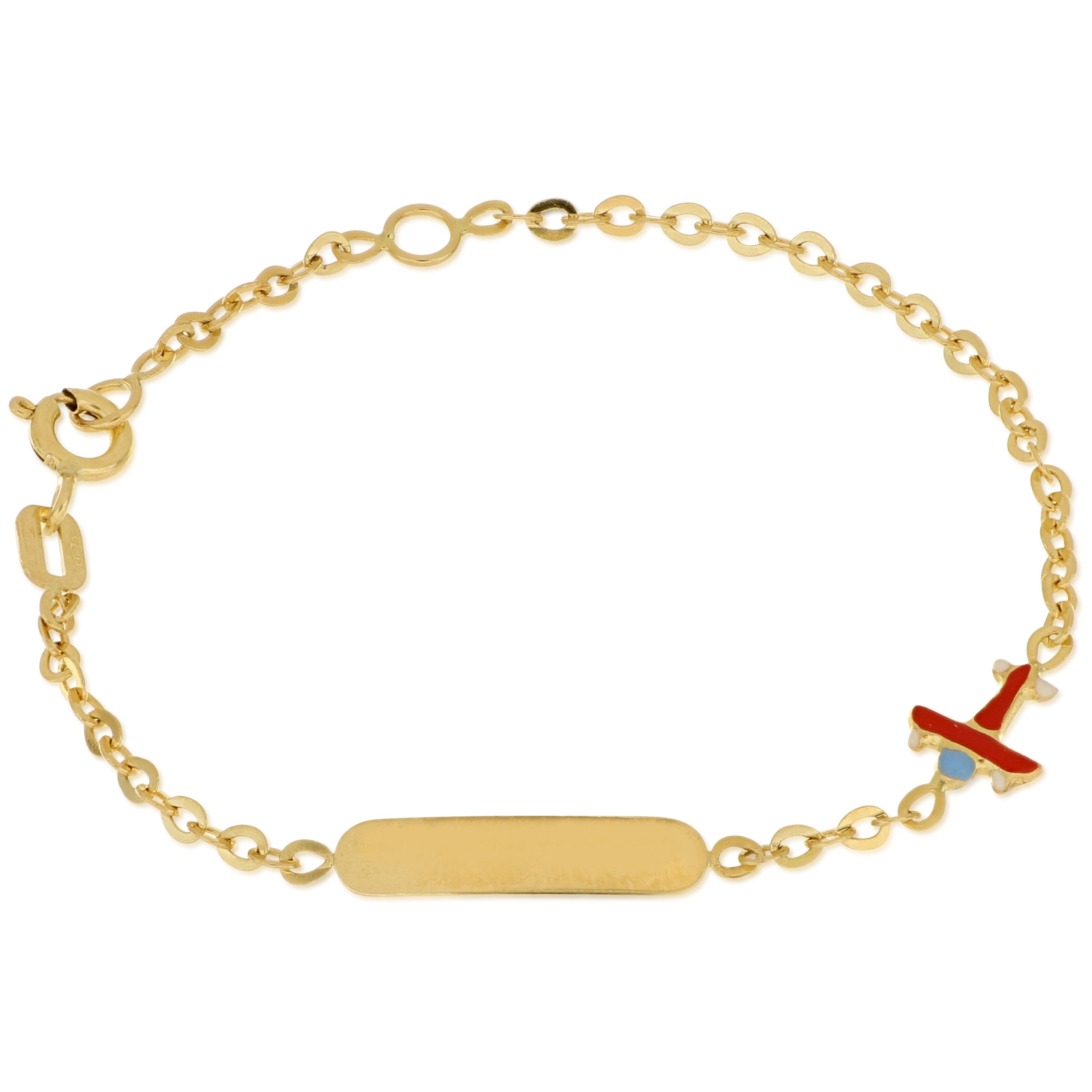 18K Italian Gold Baby Bracelet – 803321746207 – SKU 803321746207