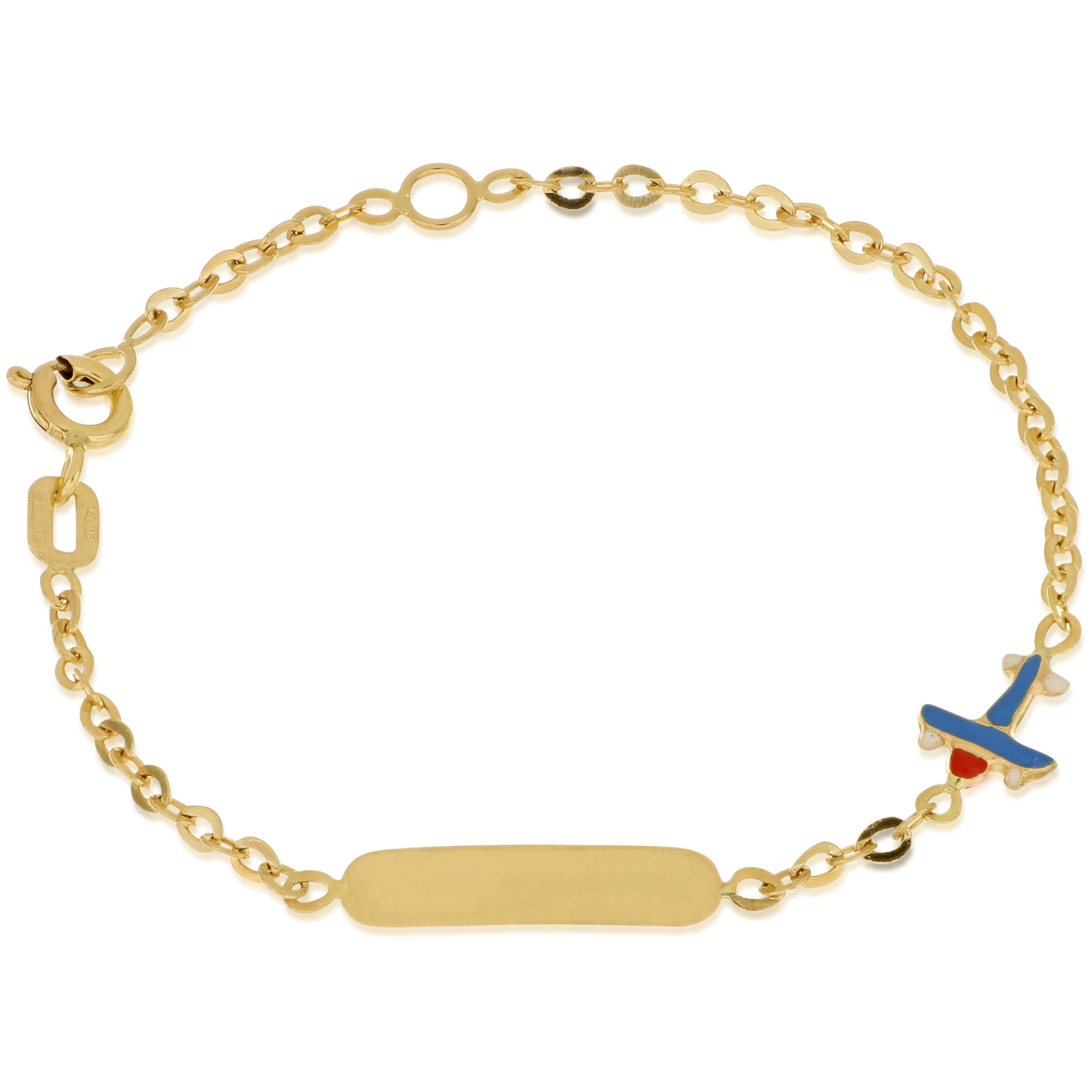 18K Italian Gold Baby Bracelet – 803321746209 – SKU 803321746209