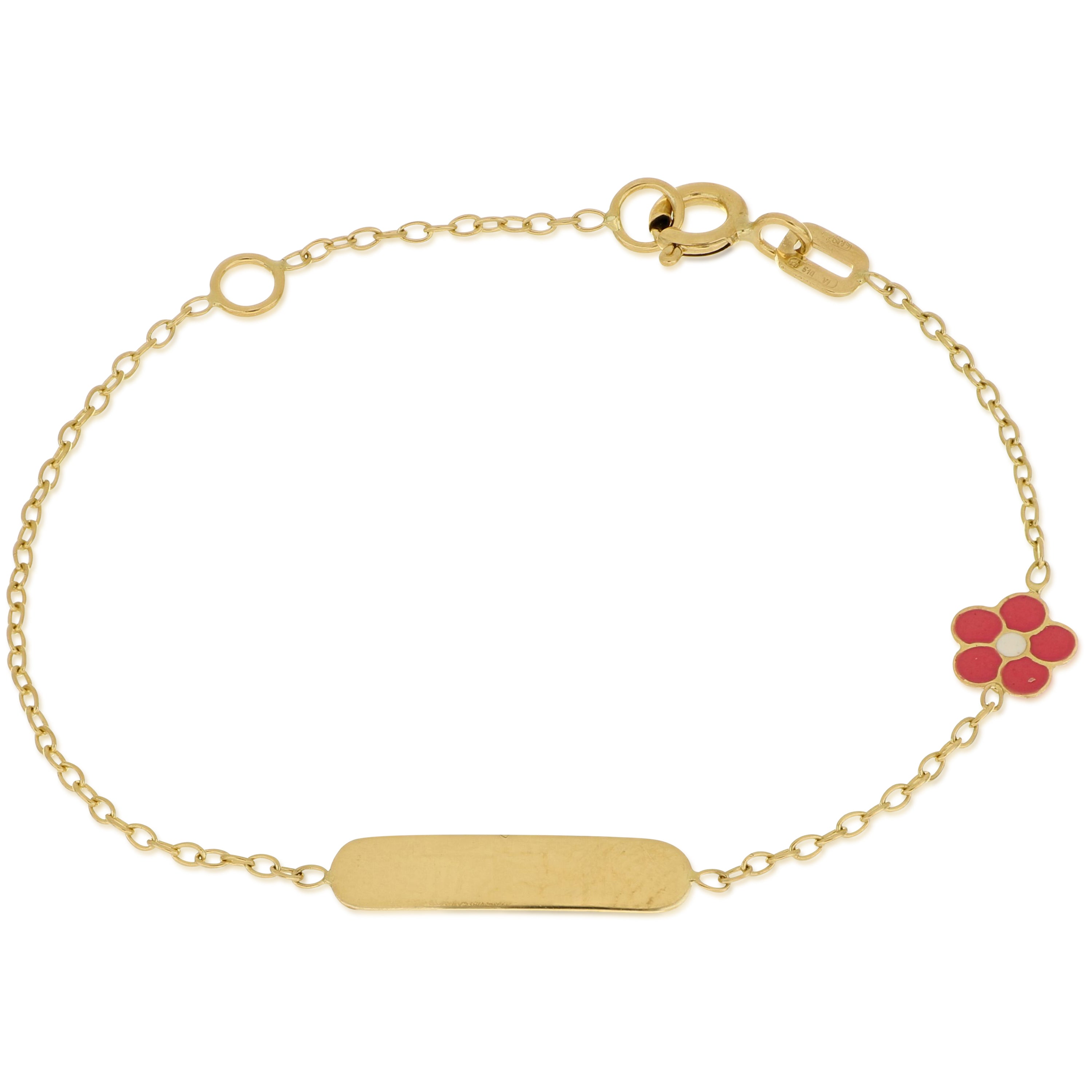 18K Italian Gold Baby Bracelet – 803321746213 – SKU 803321746213