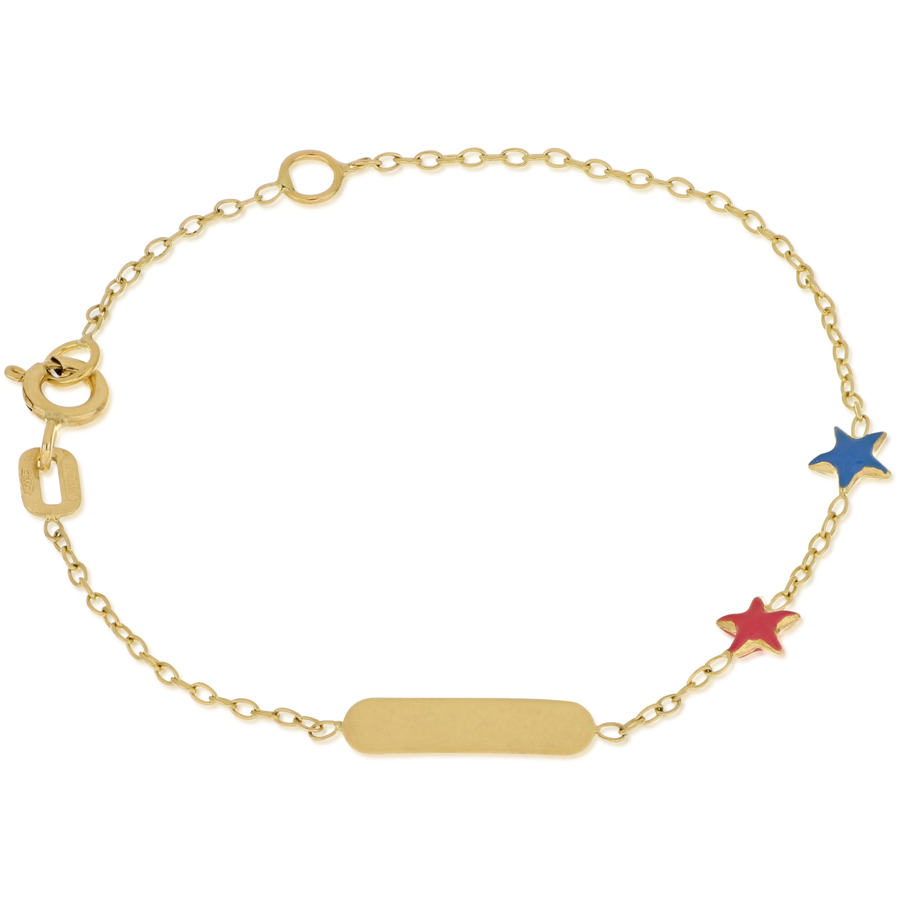 18K Italian Gold Baby Bracelet – 803321746214 – SKU 803321746214