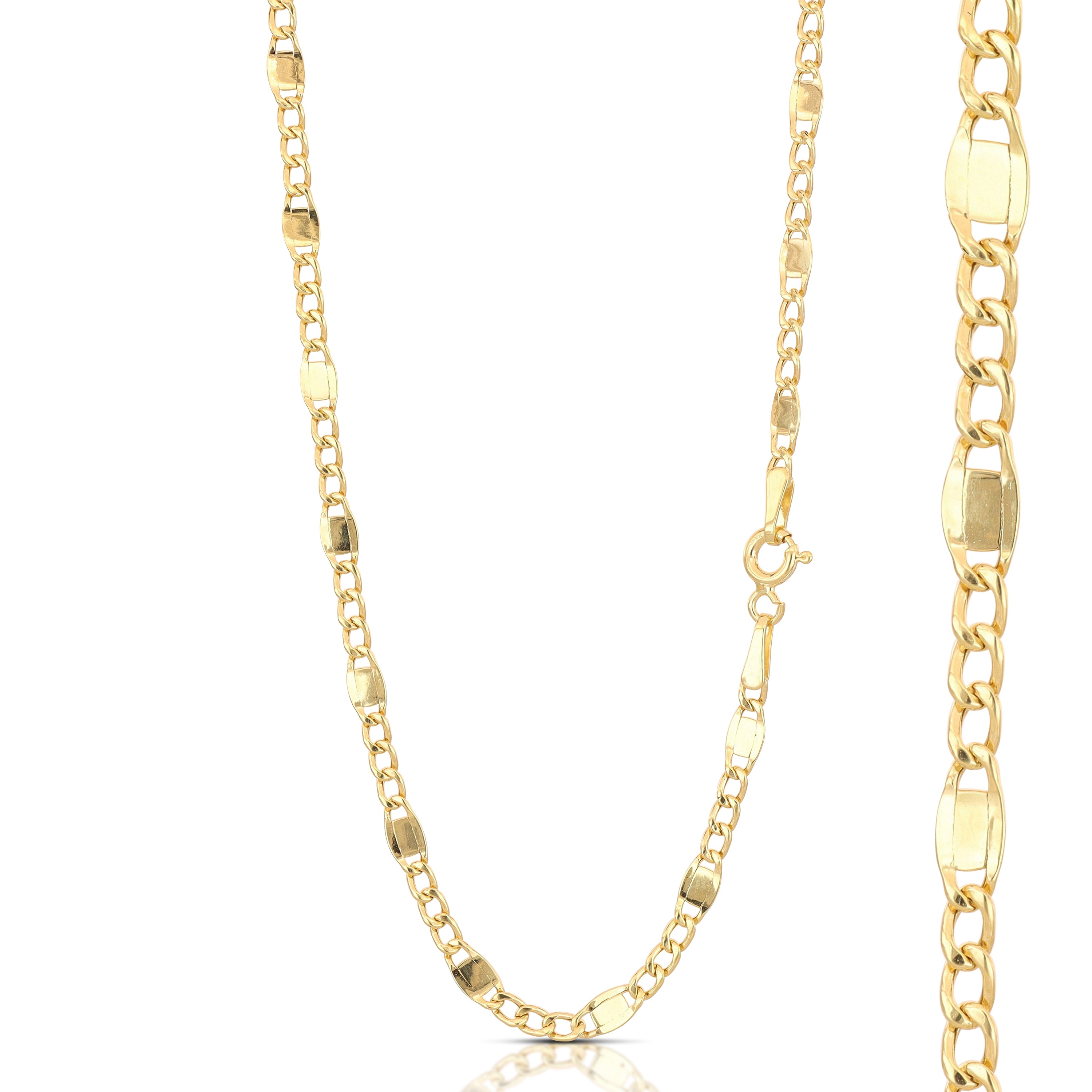18K Italian Gold Chain Necklace – SKU 803321746338