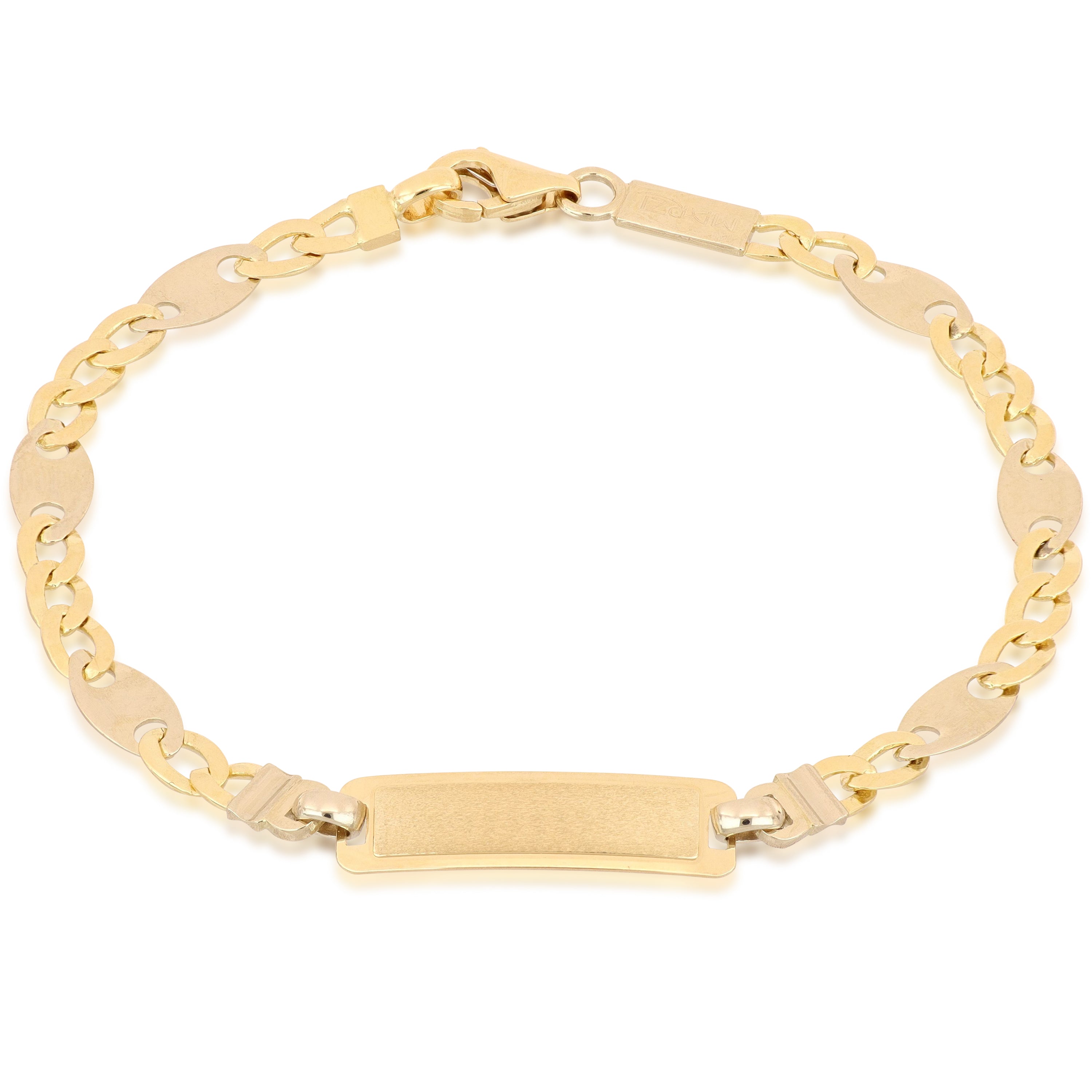 18K Italian Gold Baby Identity Bracelet – SKU 803321746613