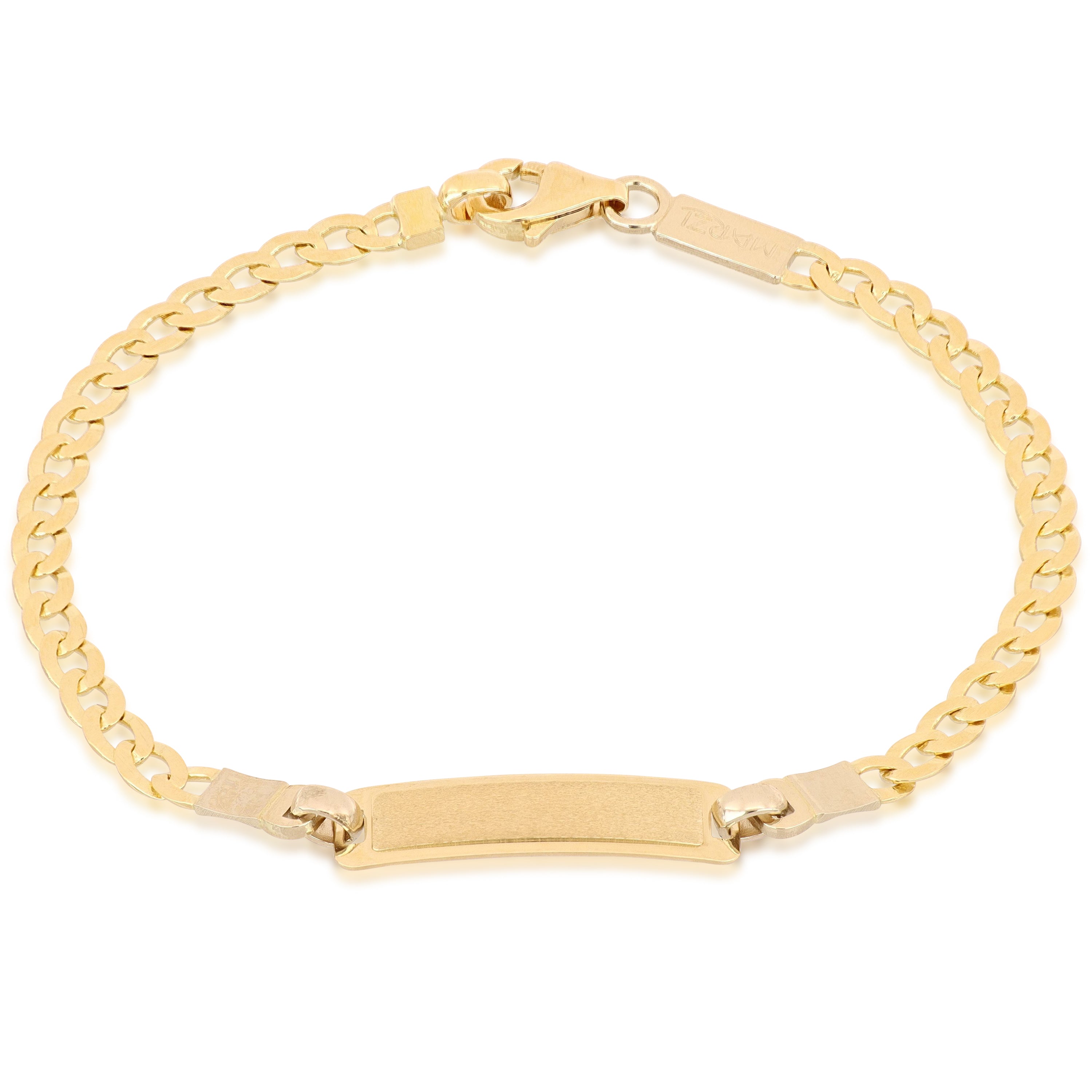 18K Italian Gold Baby Identity Bracelet – SKU 803321746624