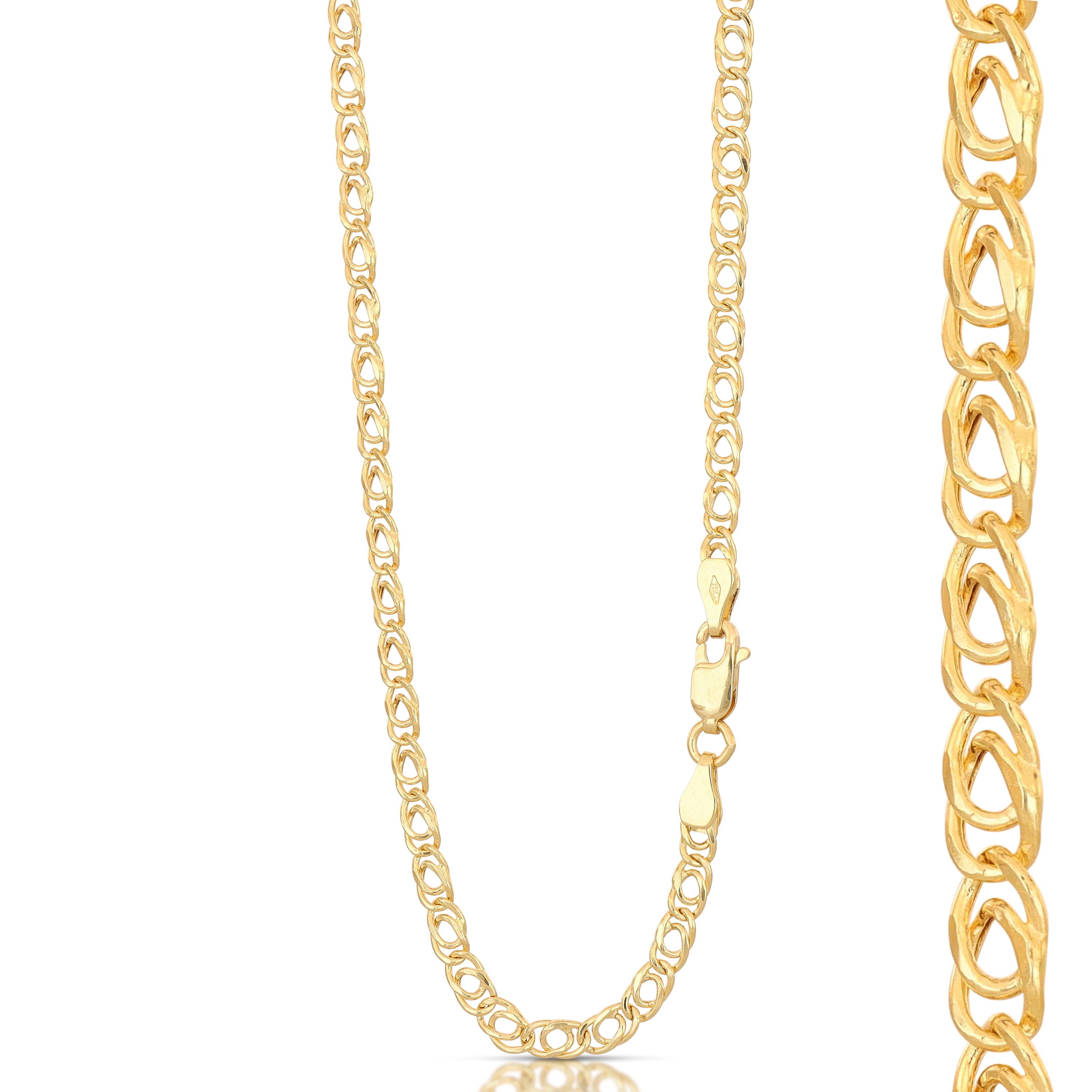 18K Italian Gold Chain Necklace – SKU 803321747217