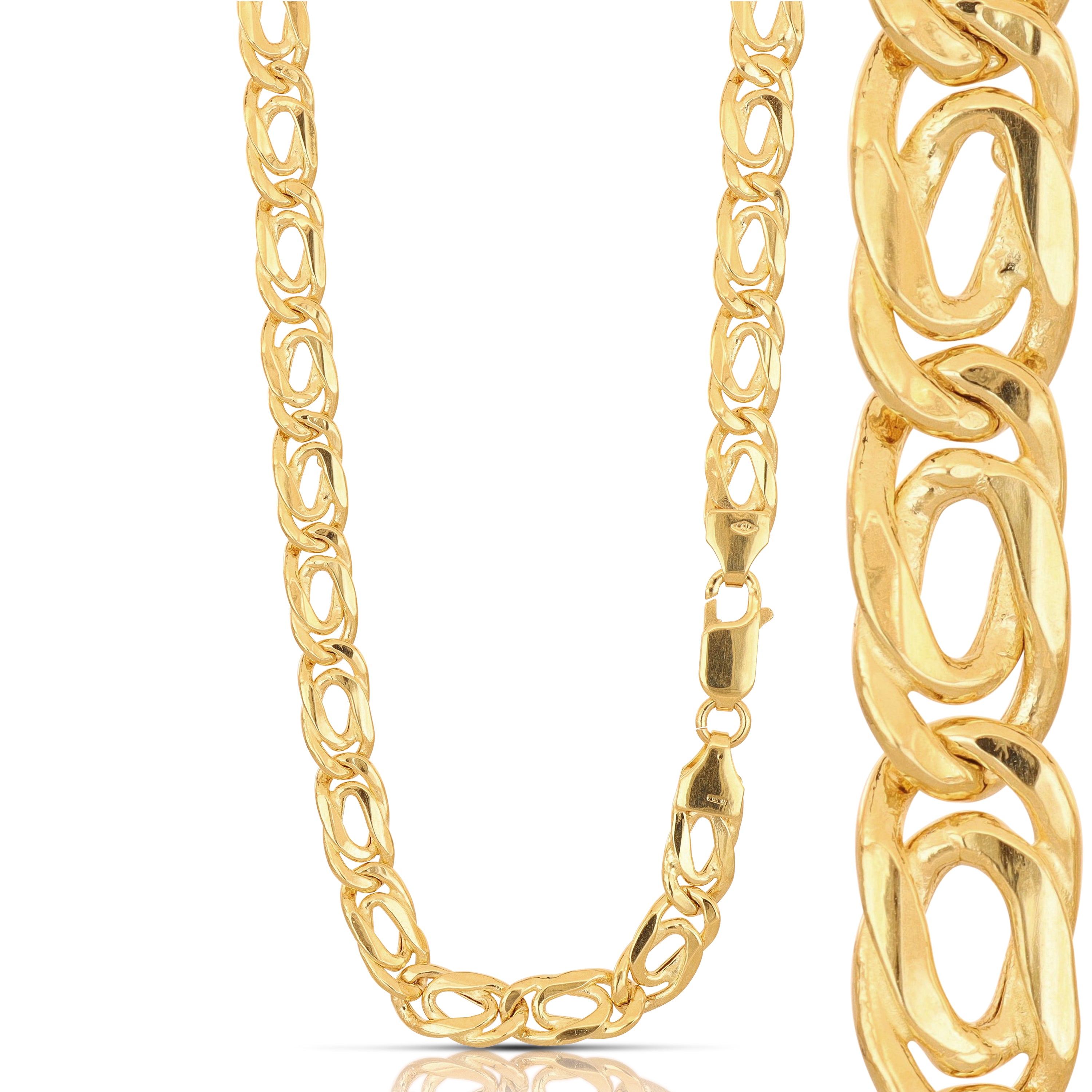 18K Italian Gold Chain Necklace – SKU 803321747219