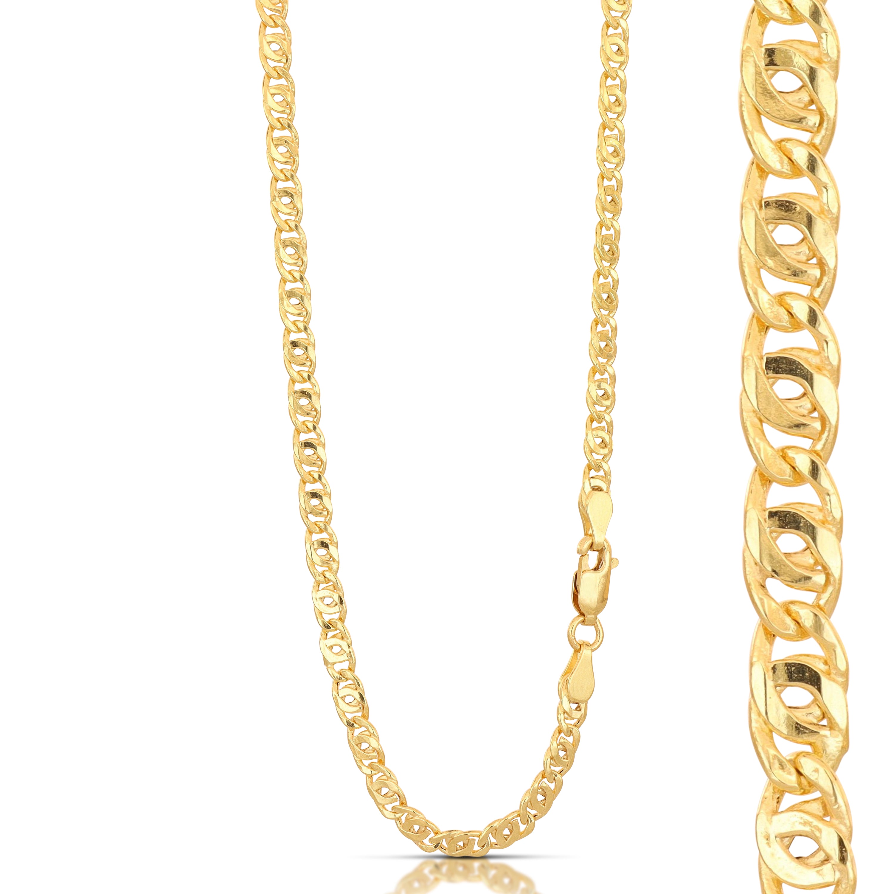 18K Italian Gold Chain Necklace – SKU 803321747221