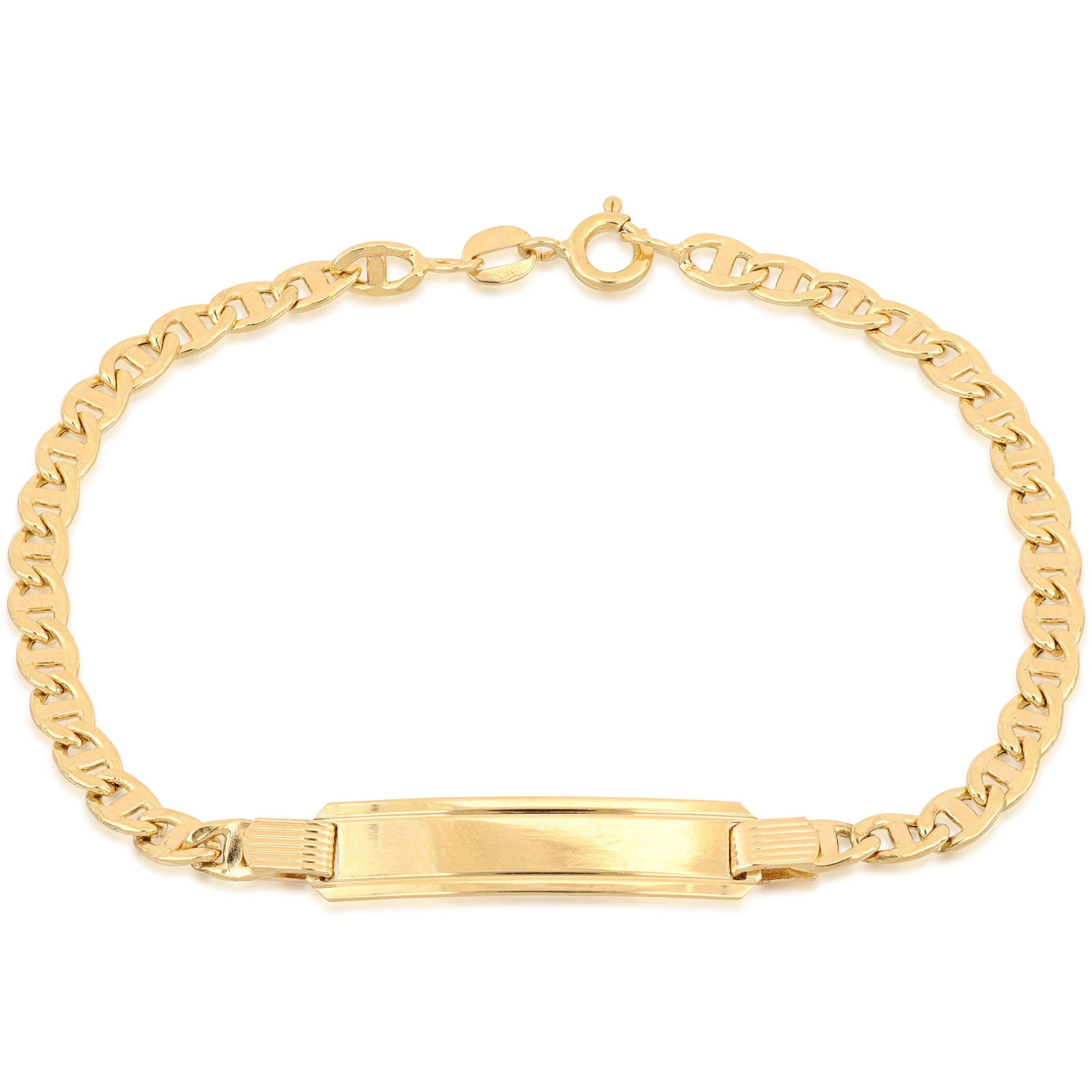 18K Italian Gold Baby Identity Bracelet – SKU 803321747393