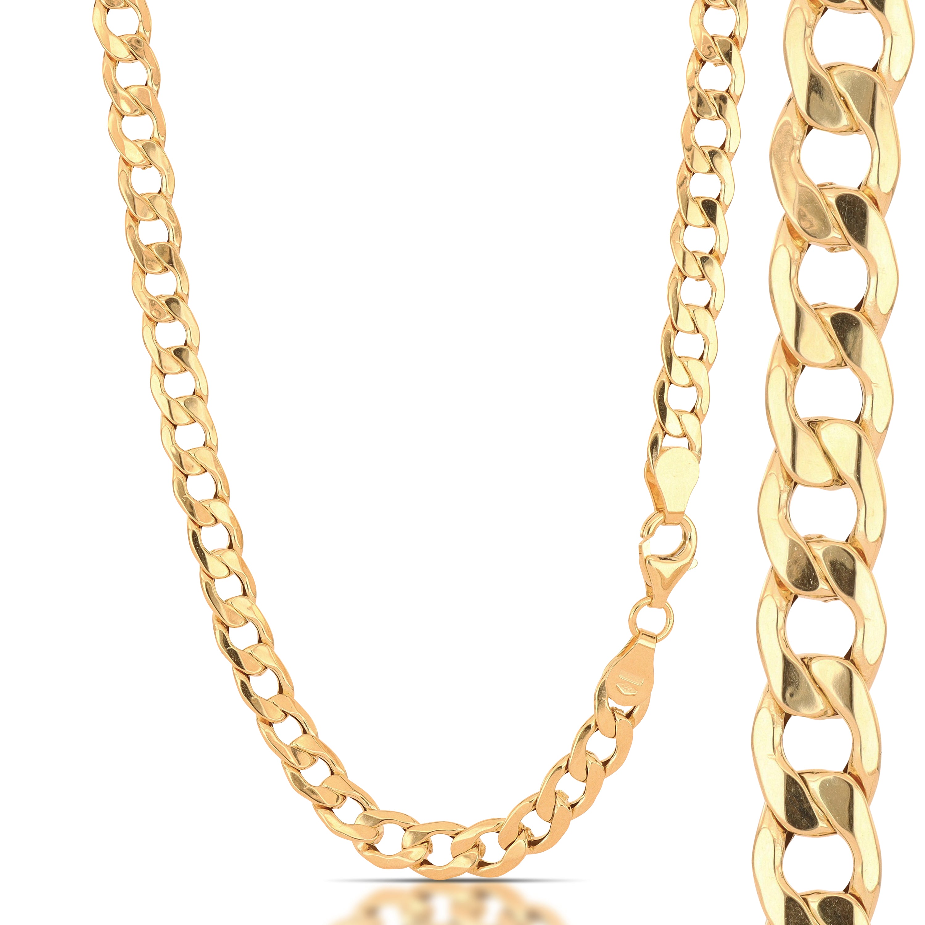 18K Italian Gold Chain Necklace – SKU 803321747466