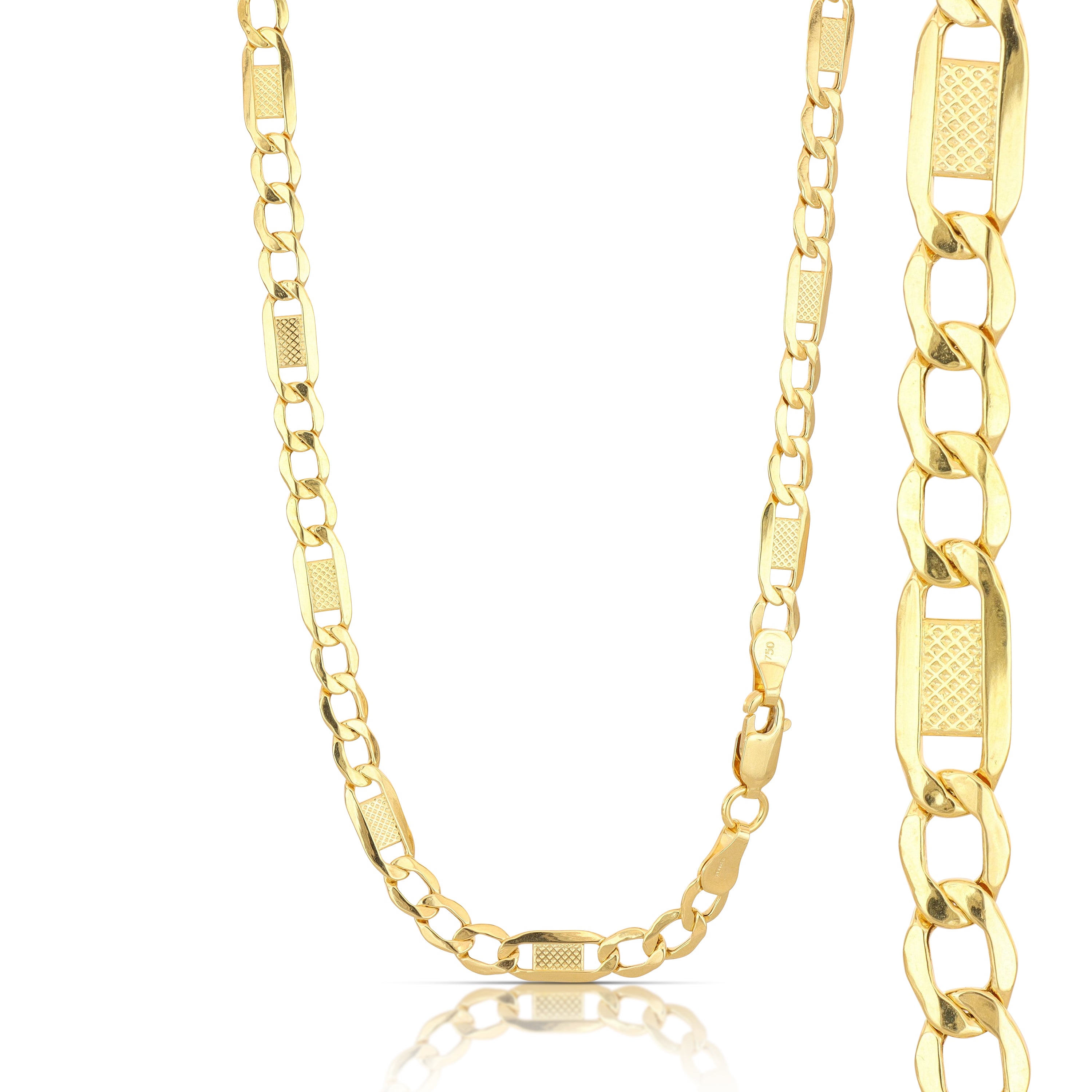 18K Italian Gold Chain Necklace – SKU 803321747473