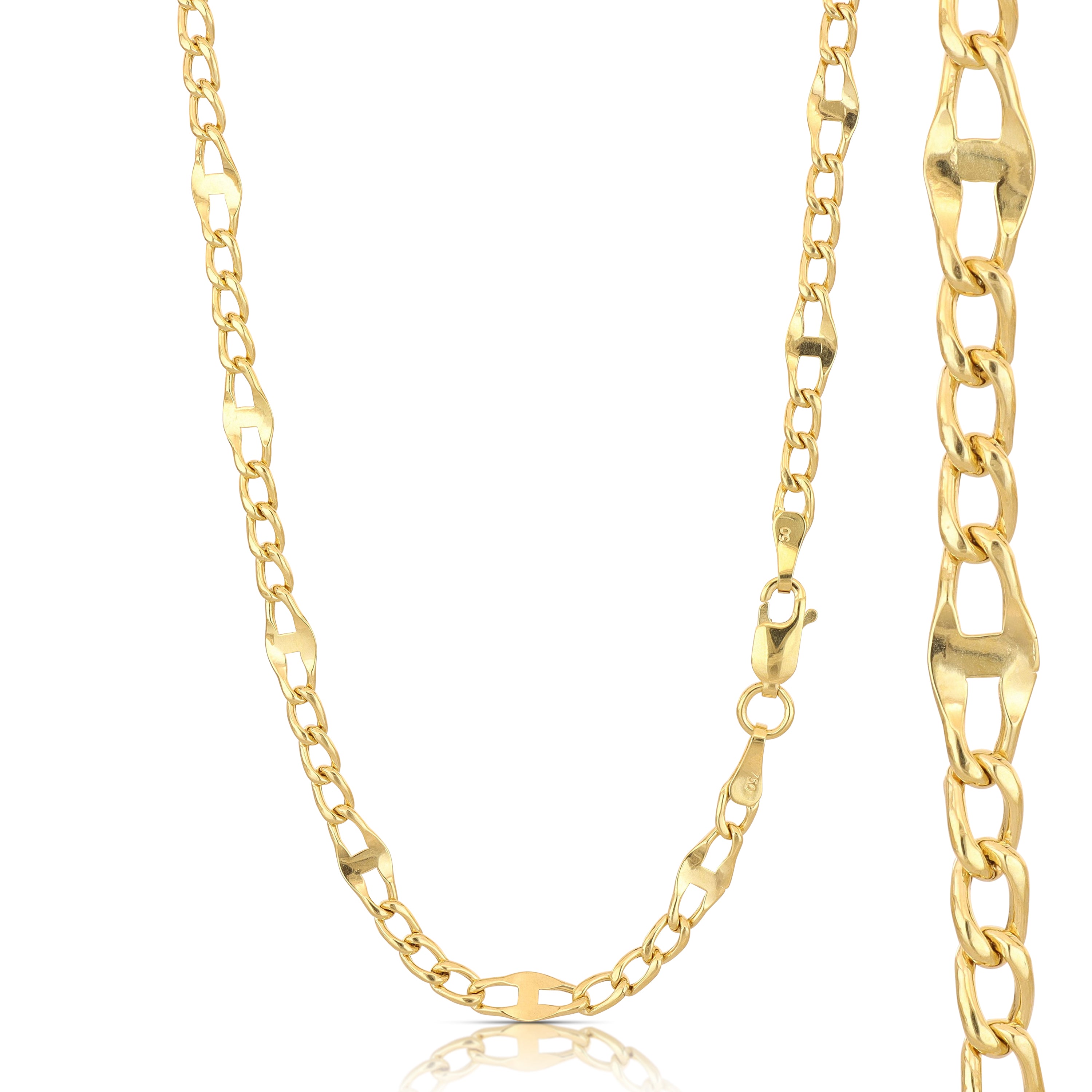 18K Italian Gold Chain Necklace – SKU 803321747483