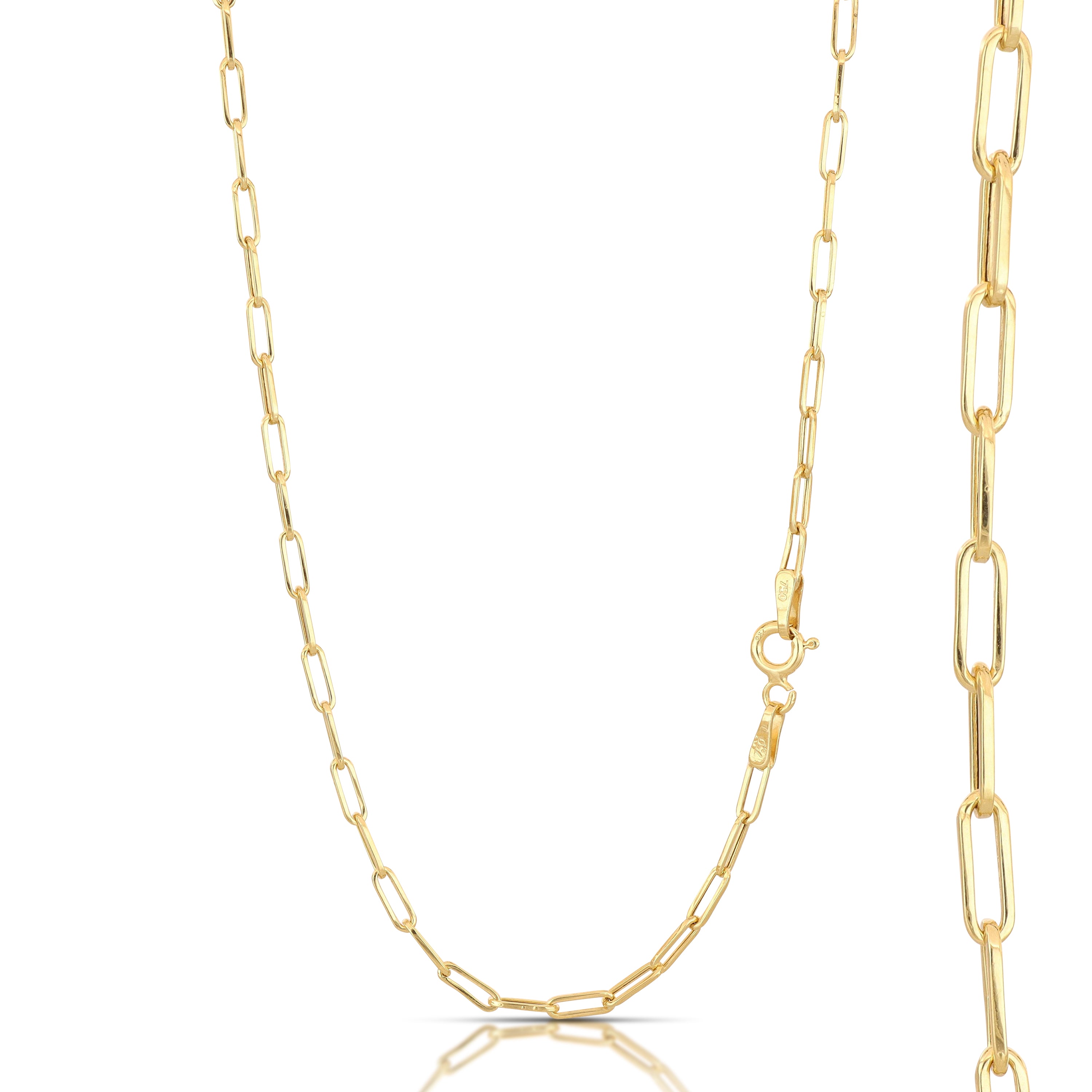 18K Italian Gold Chain Necklace – SKU 803321747488