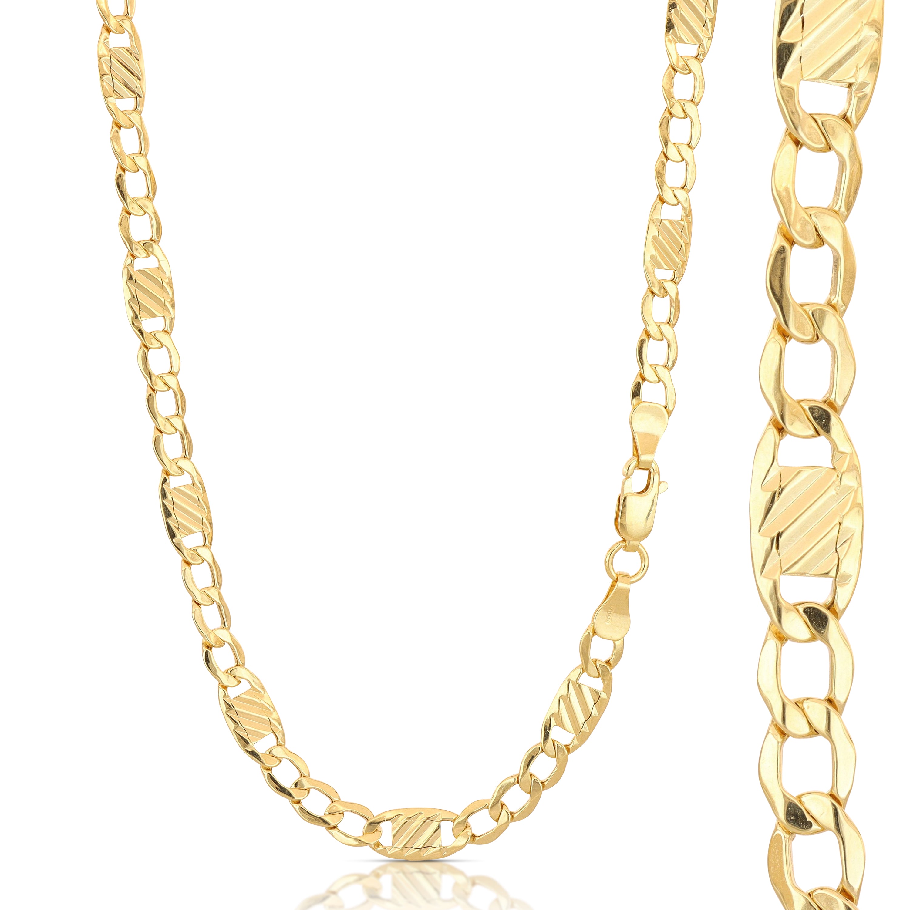 18K Italian Gold Chain Necklace – SKU 803321747507