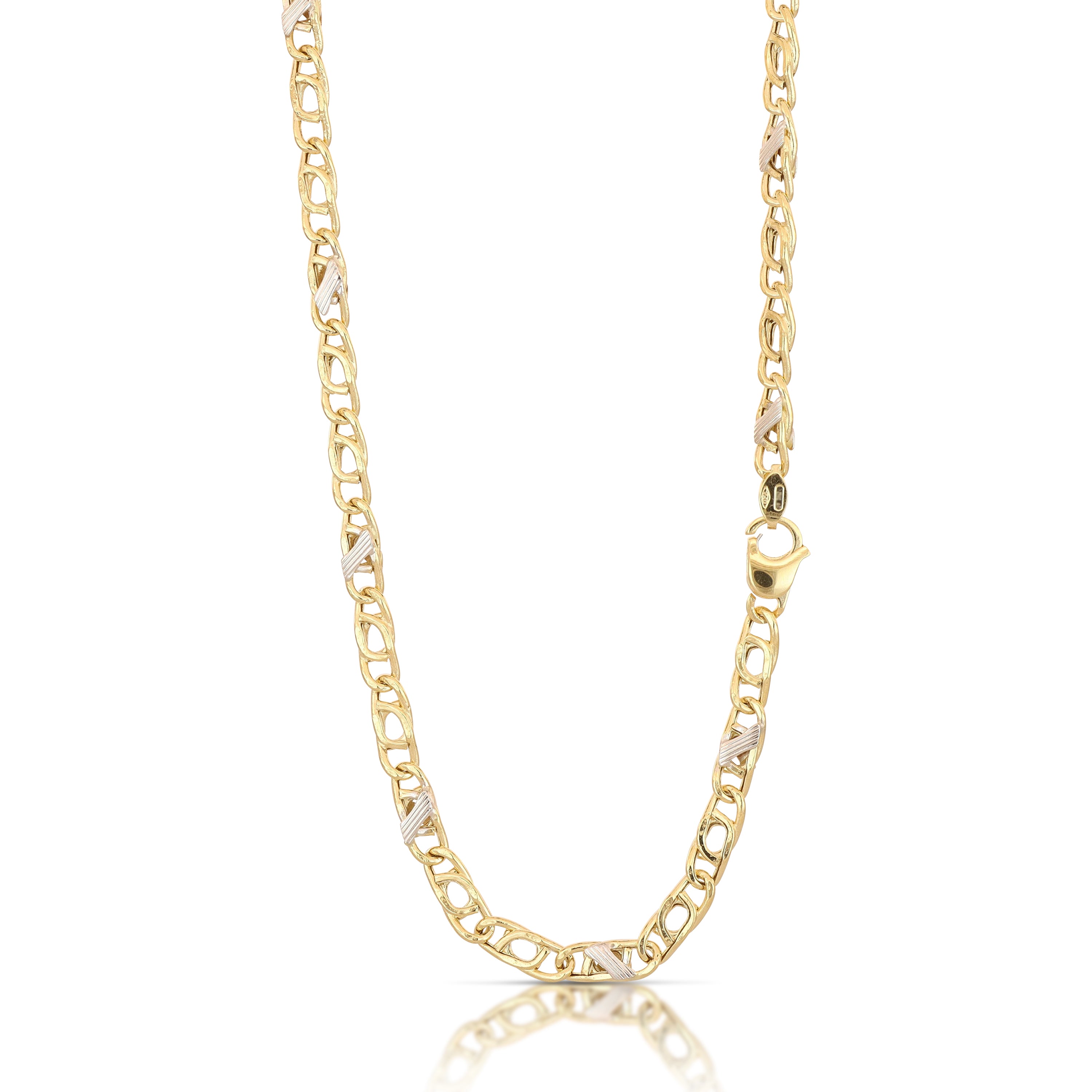 18K Italian Gold Chain Necklace – SKU 803321747969
