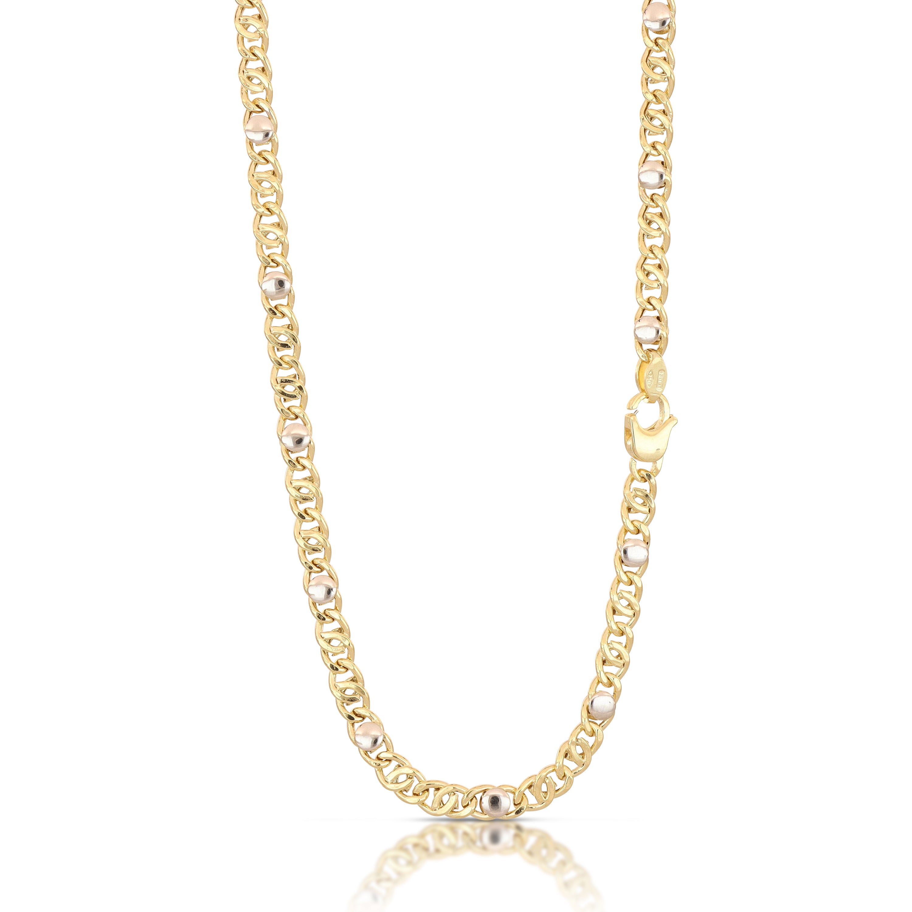 18K Italian Gold Chain Necklace – SKU 803321747975