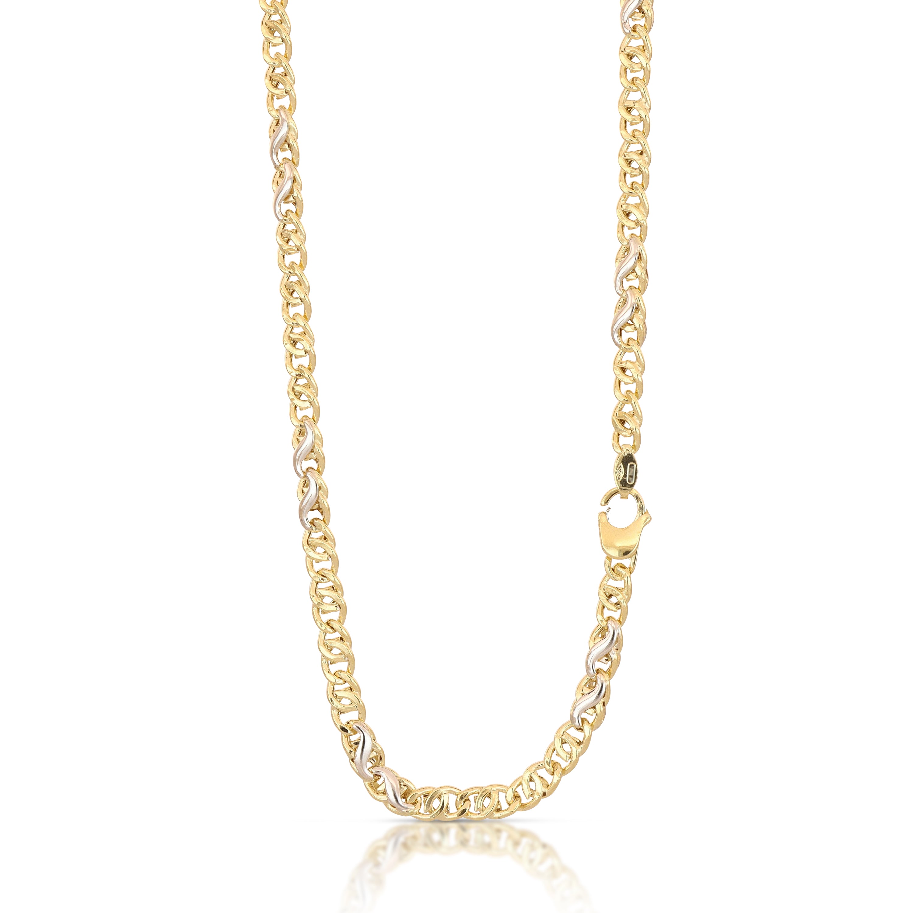 18K Italian Gold Chain Necklace – SKU 803321747980