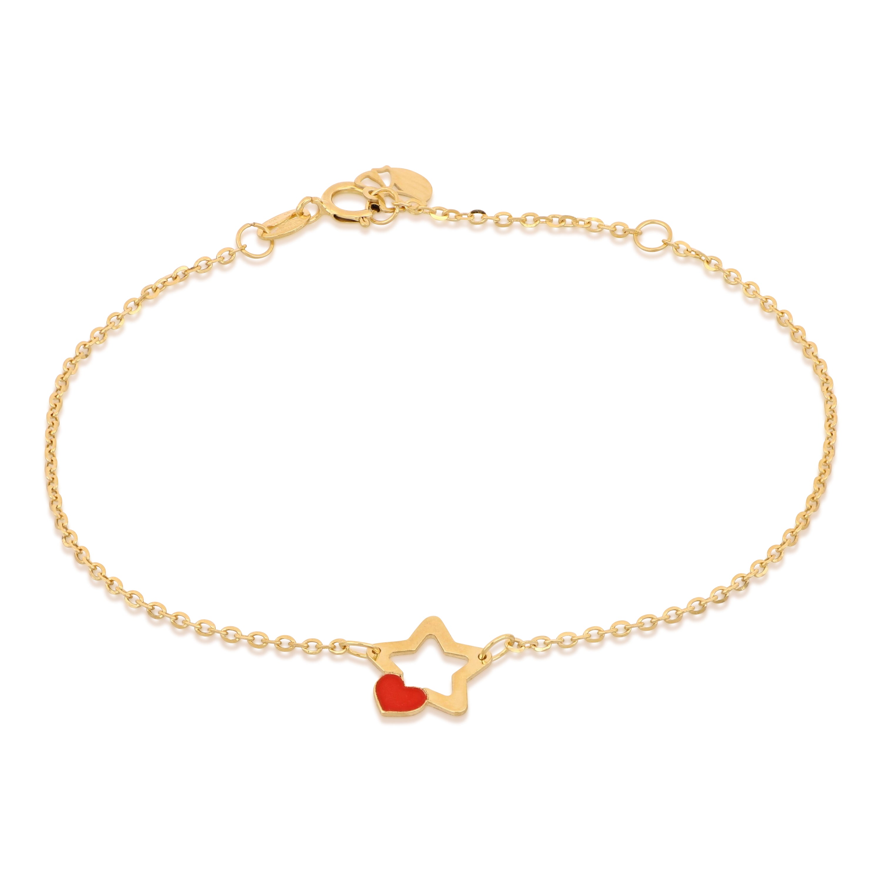 18K Italian Gold Baby Chain Bracelet – SKU 803321748561