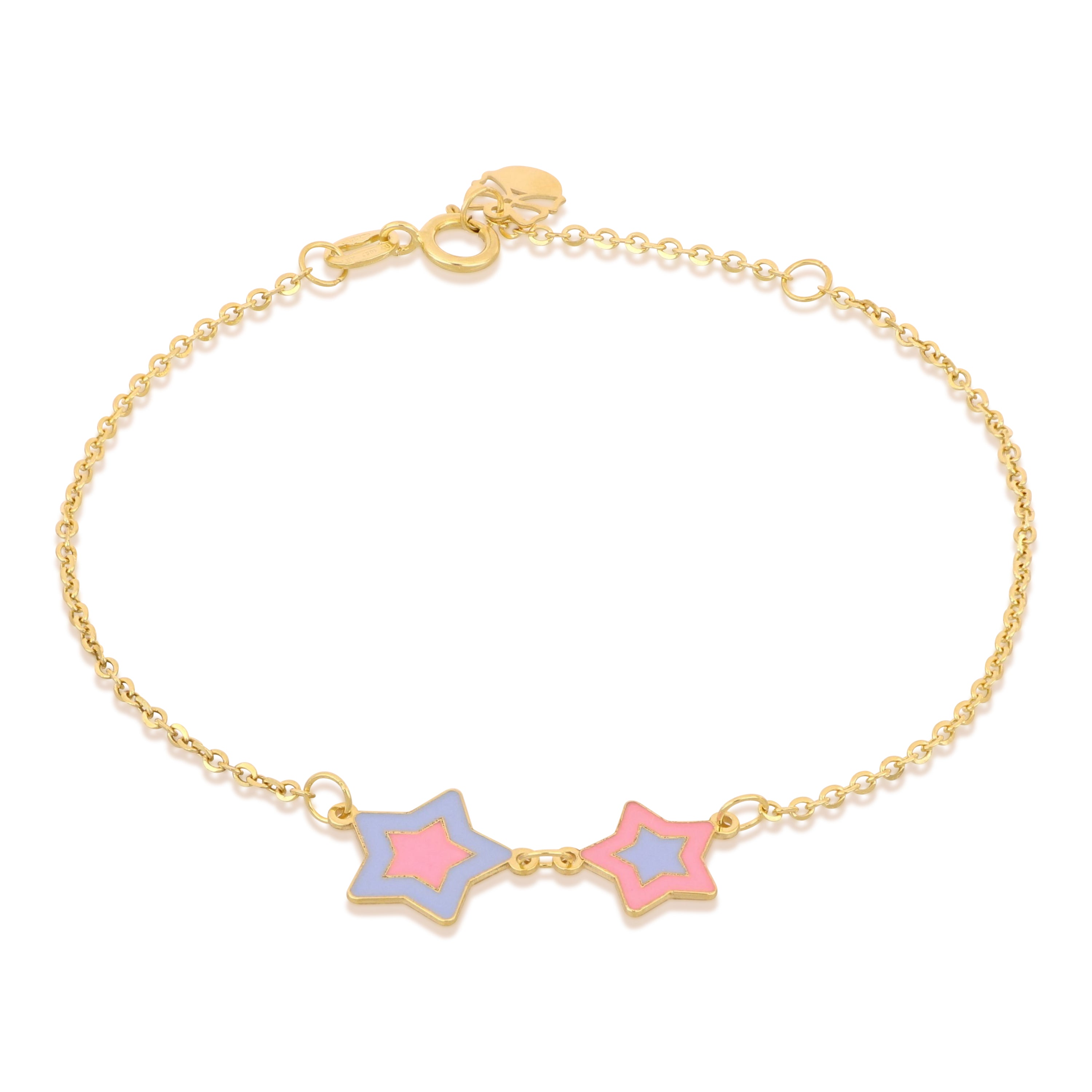 18K Italian Gold Baby Chain Bracelet – SKU 803321748565