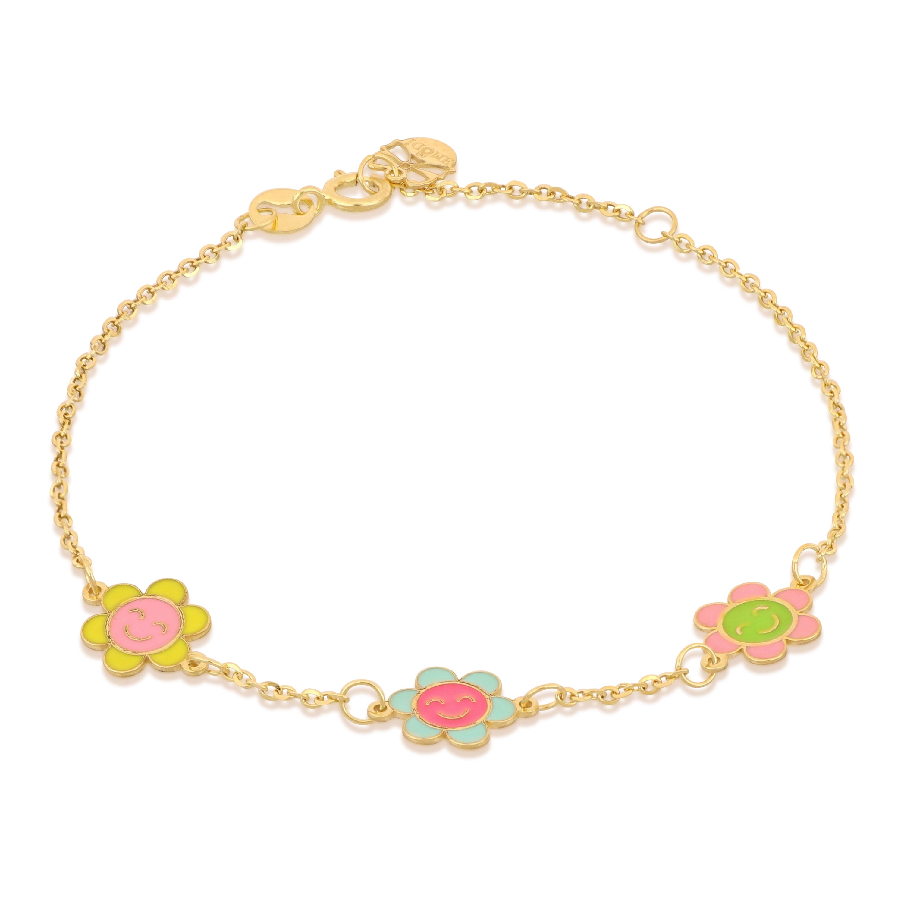 18K Italian Gold Baby Chain Bracelet – SKU 803321748567