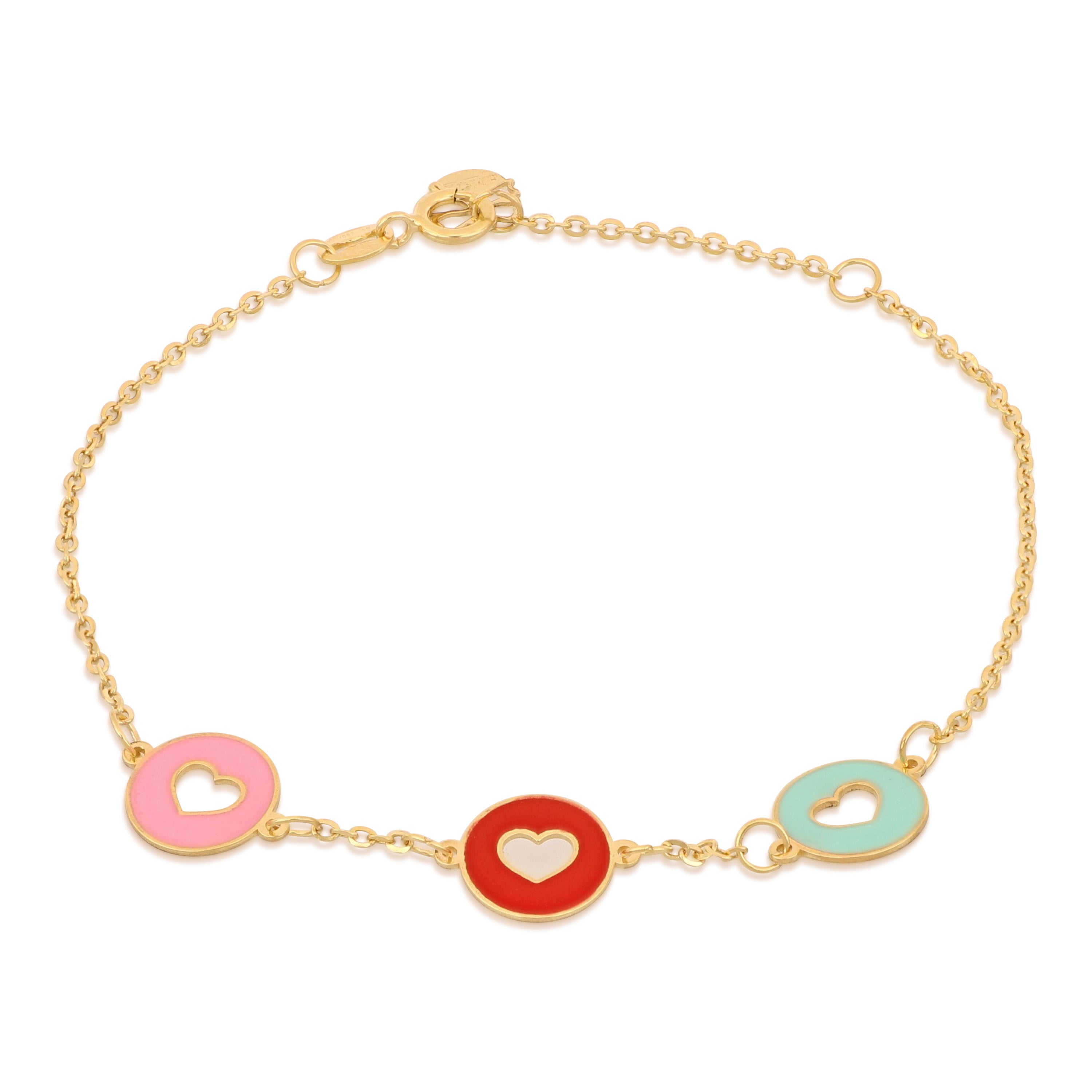 18K Italian Gold Baby Chain Bracelet – SKU 803321748568