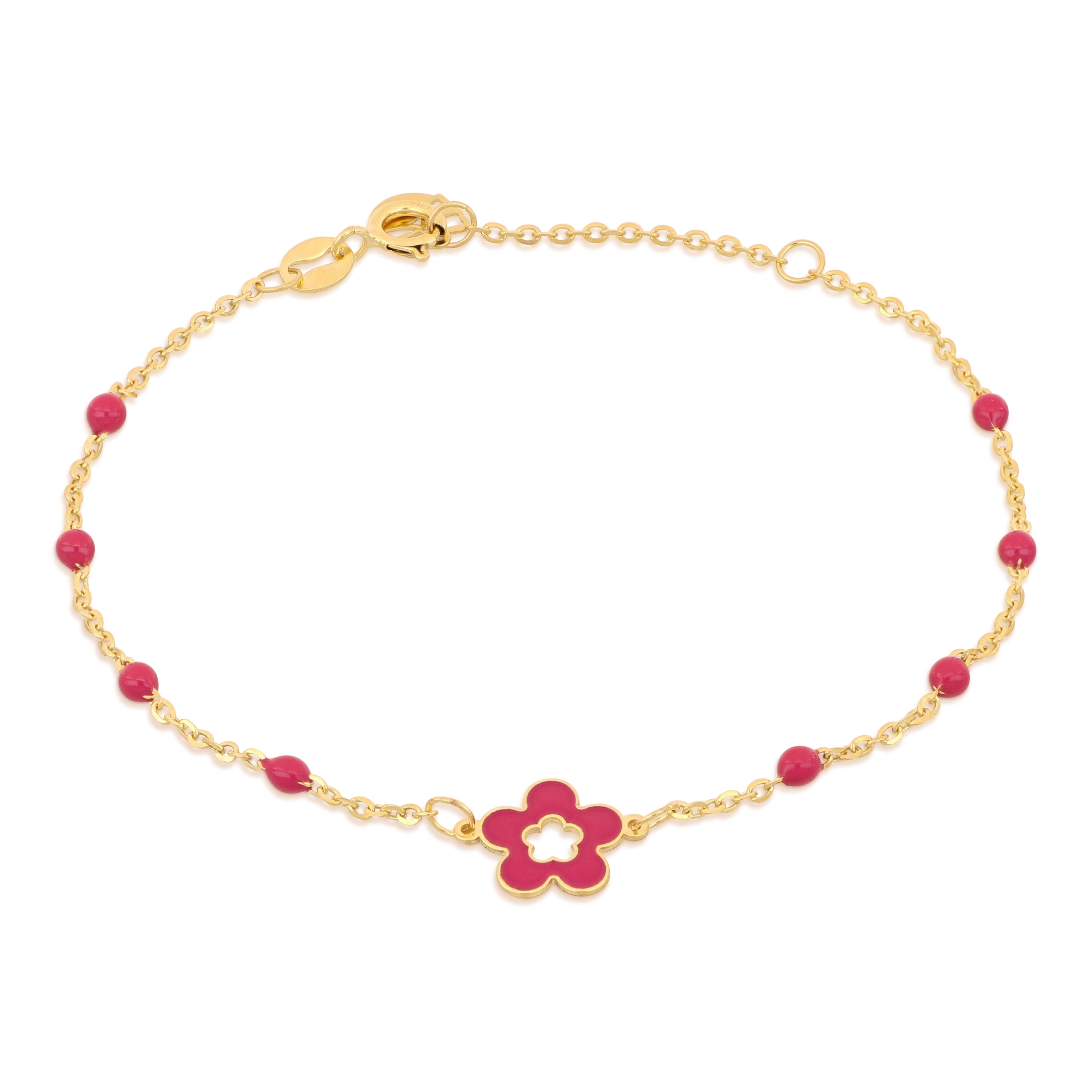 18K Italian Gold Baby Chain Bracelet – SKU 803321748572