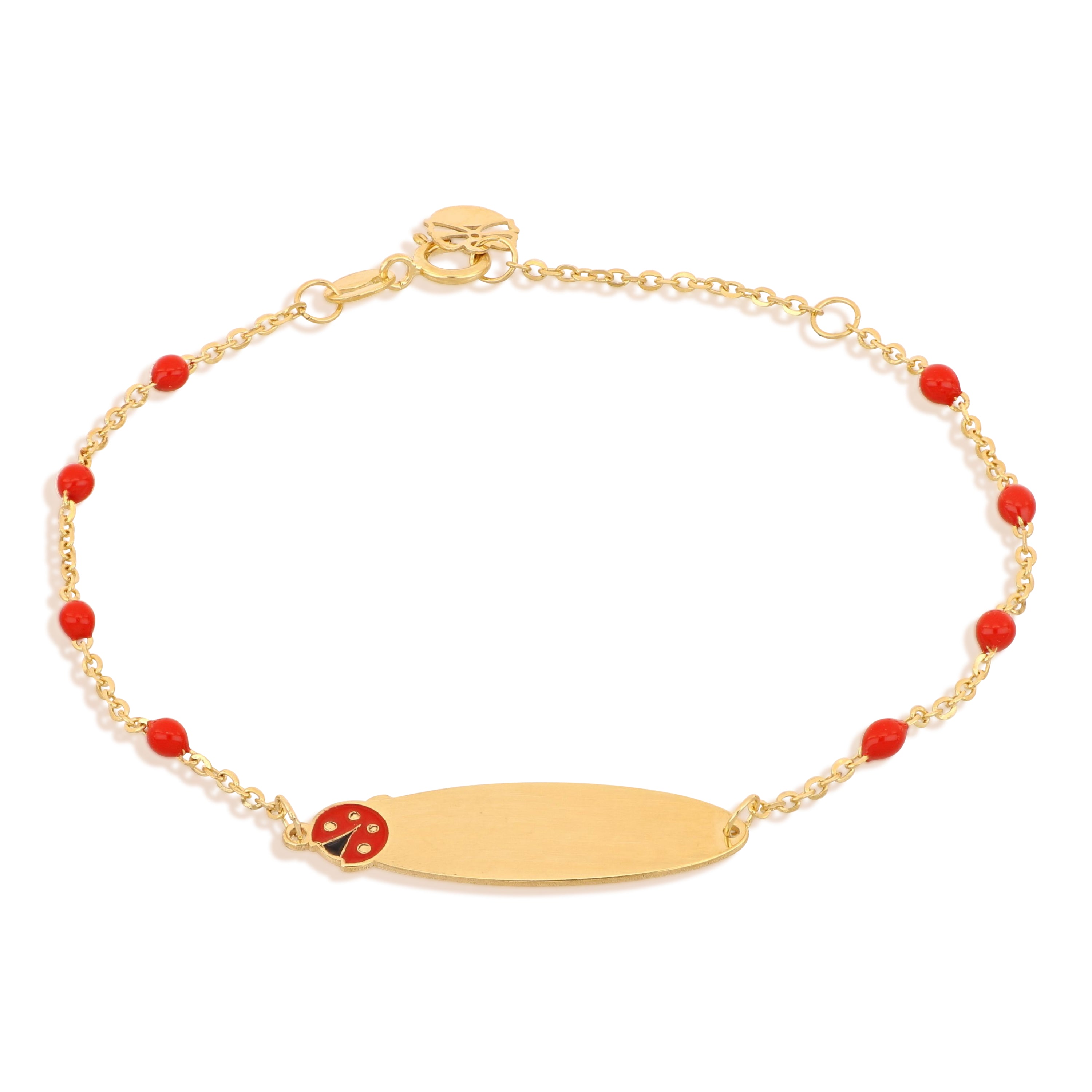 18K Italian Gold Baby Identity Bracelet – SKU 803321748573