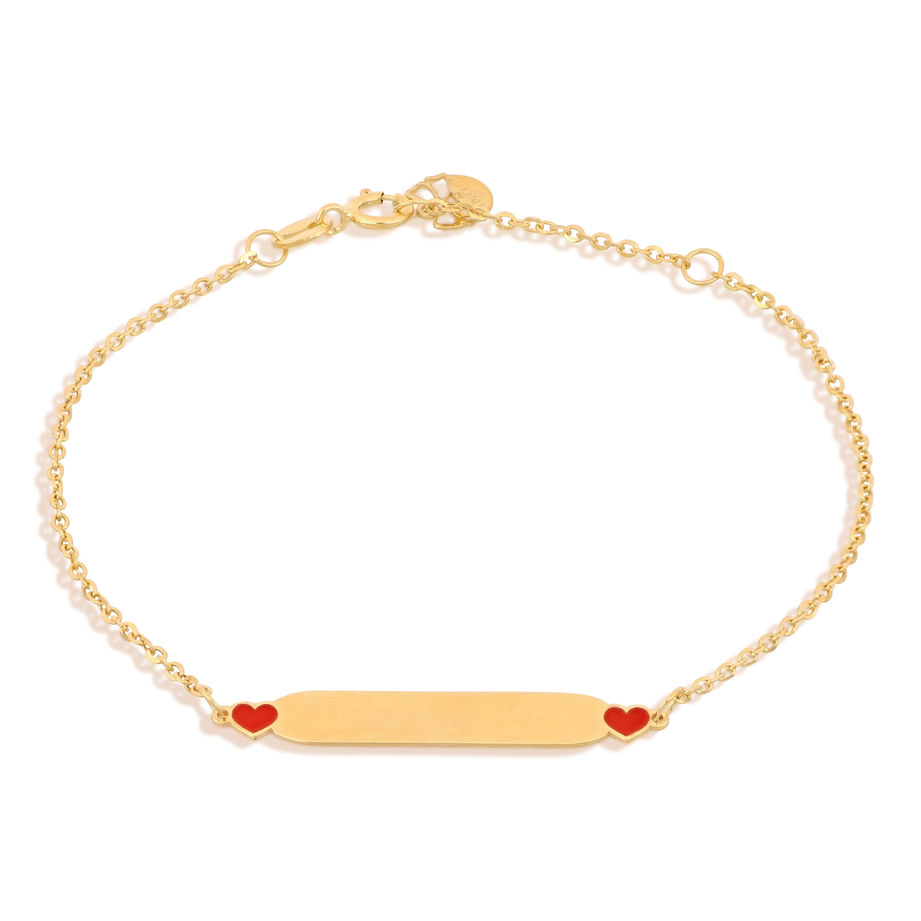 18K Italian Gold Baby Identity Bracelet – SKU 803321748574