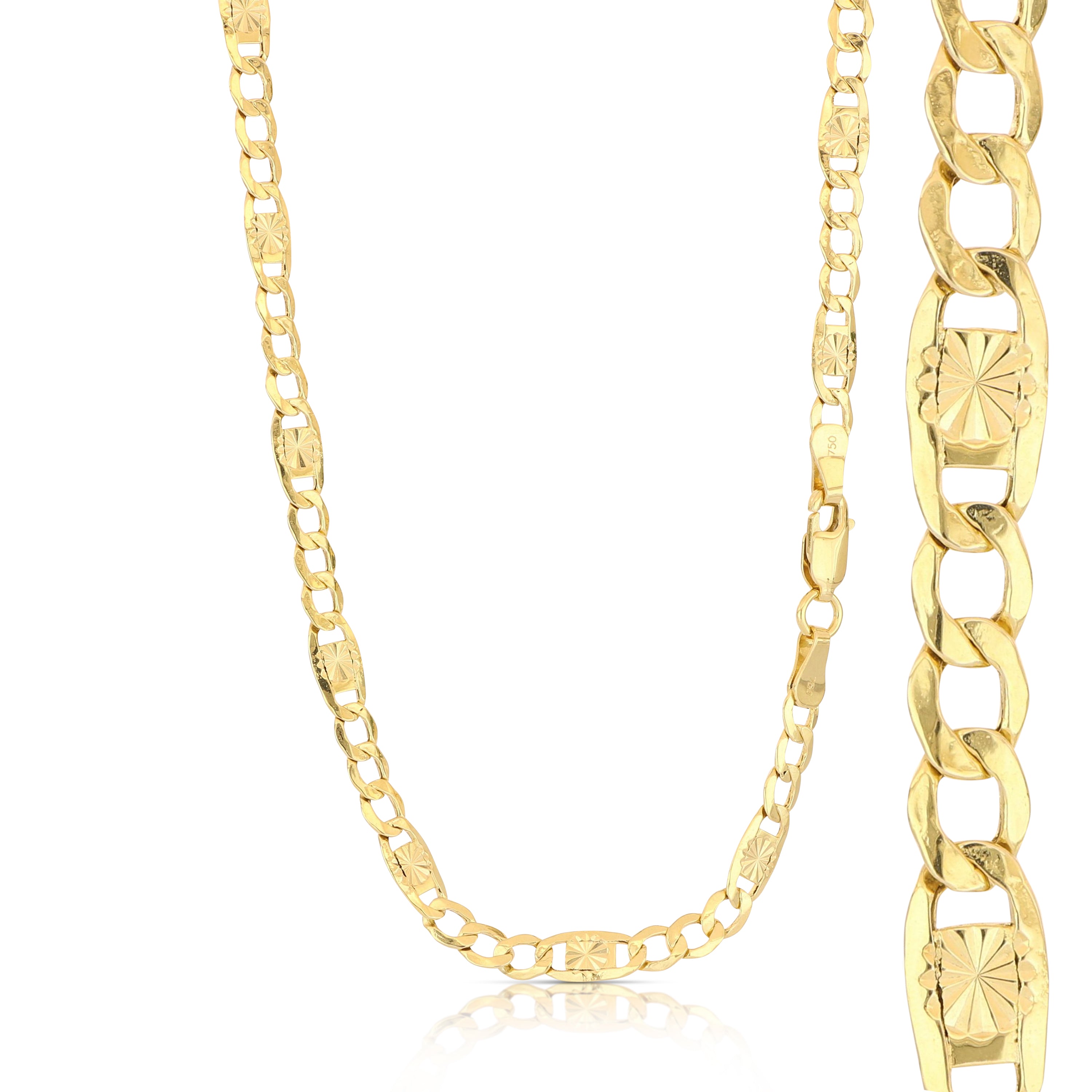 18K Italian Gold Chain Necklace – SKU 803321750246