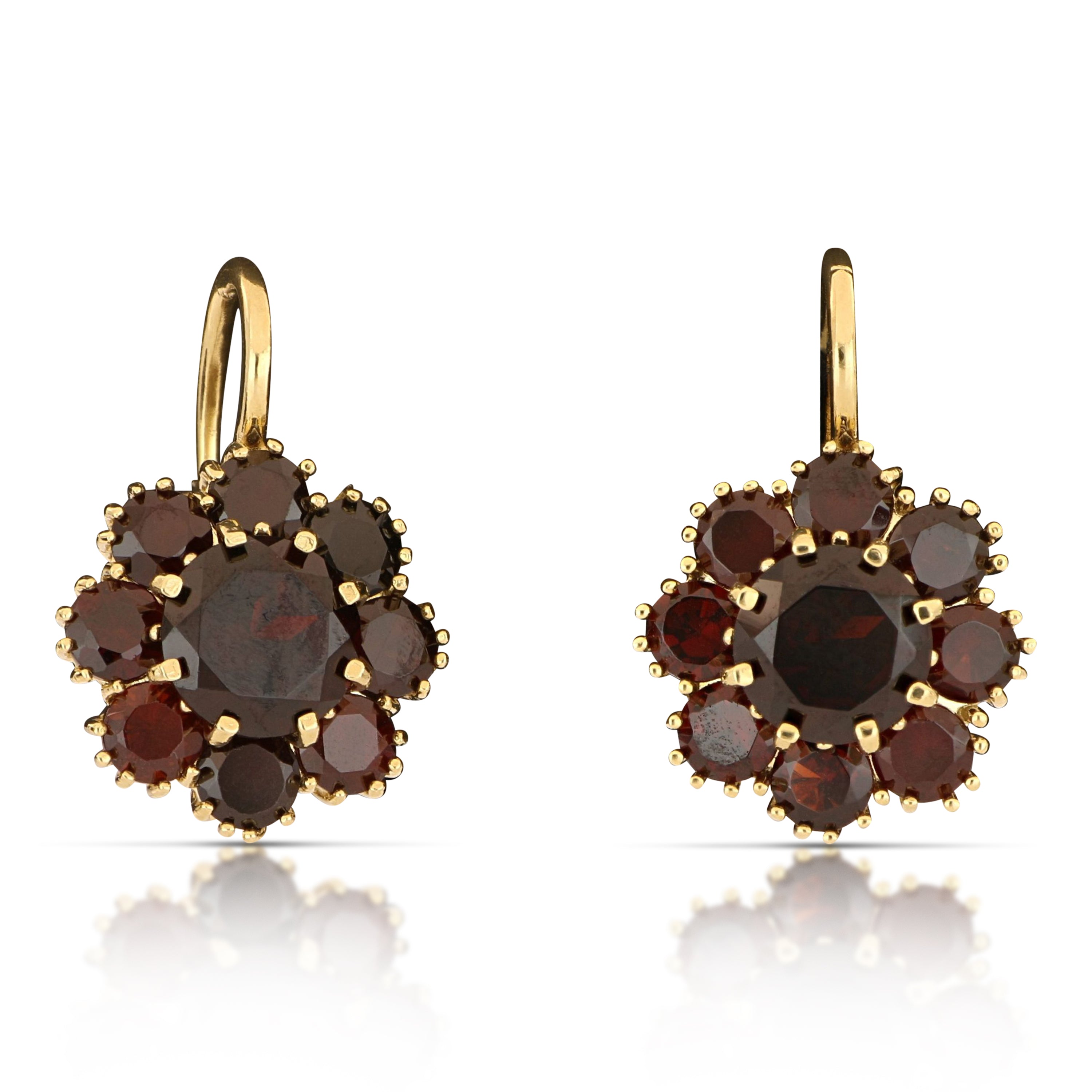 18K Italian Gold Girl motif earrings – SKU 803321751742