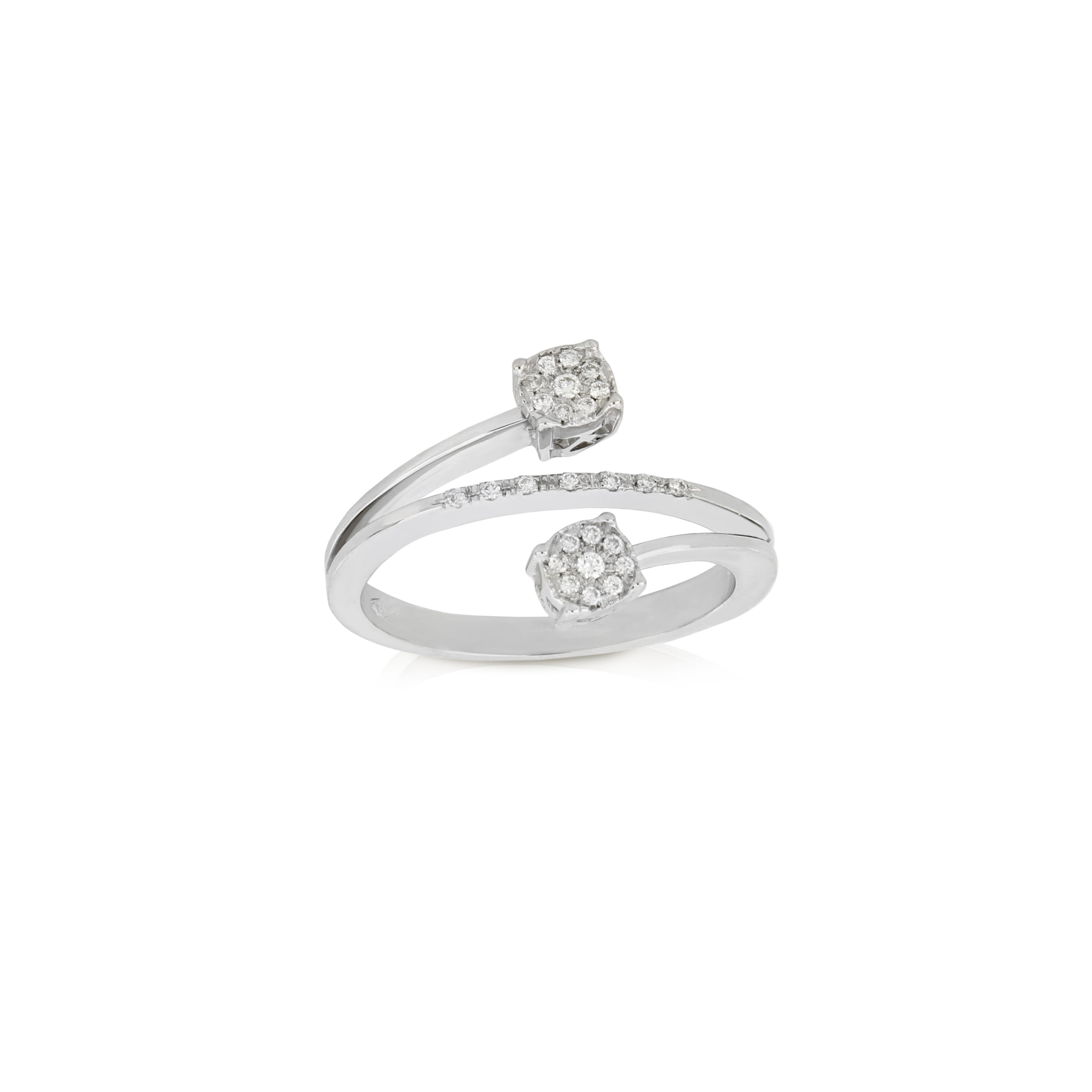 Magic ring with brilliants - GDAN00009