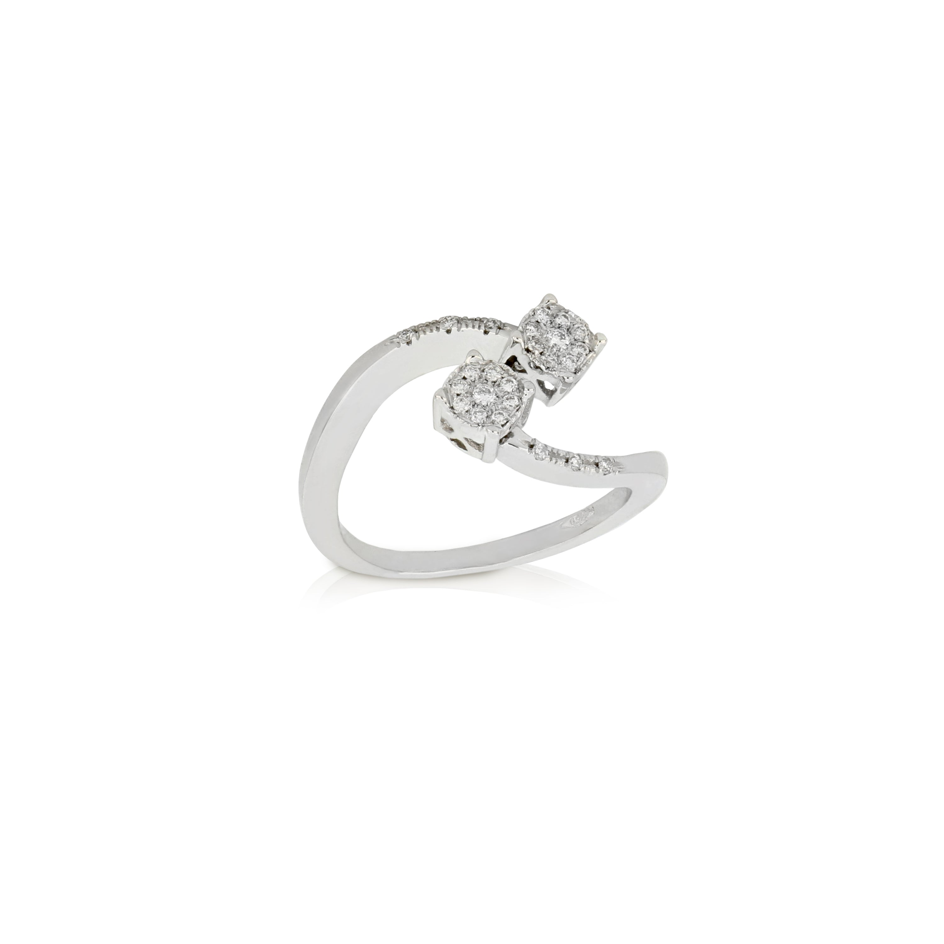 Magic ring with brilliants - GDAN00010