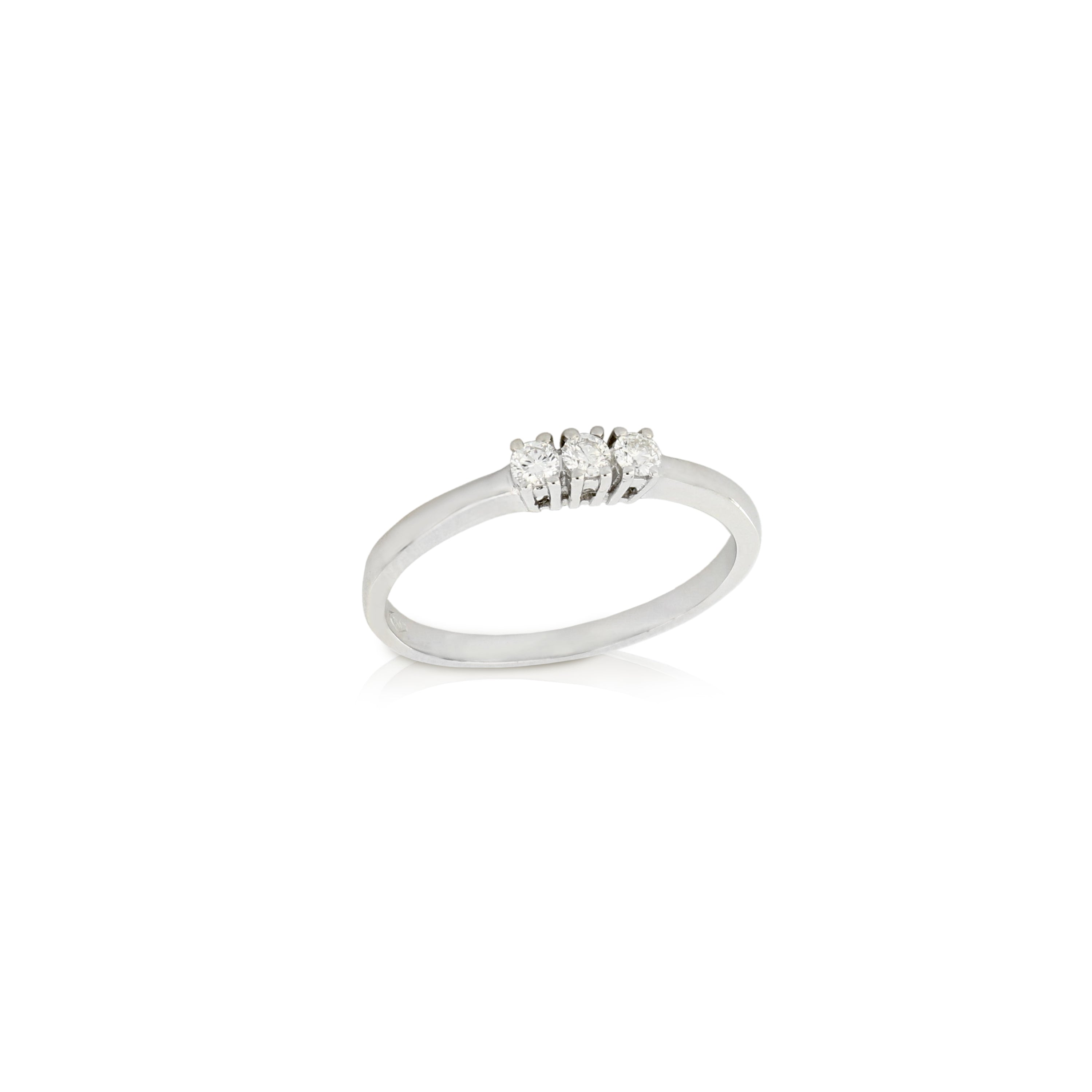 Trilogy ring with brilliants - GDAN00018