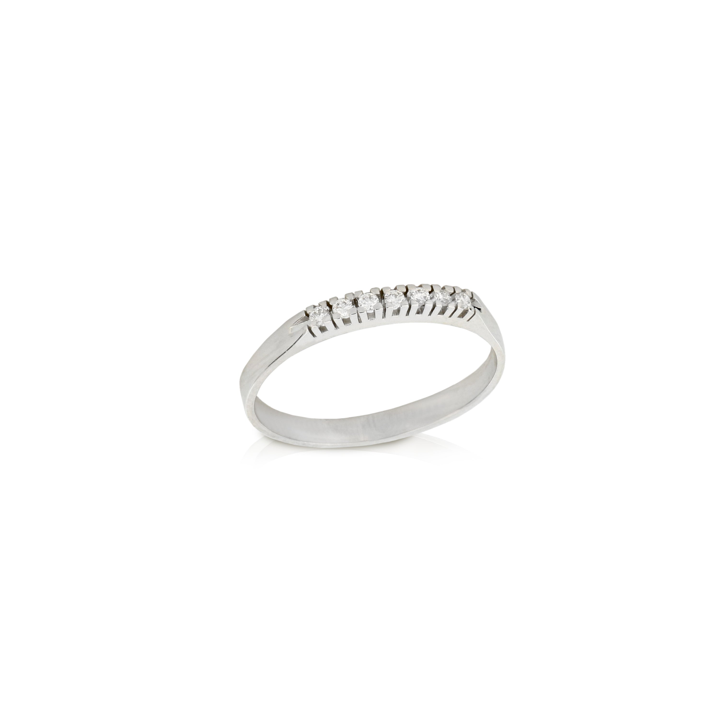 Half eternity ring with brilliants - GDAN00021
