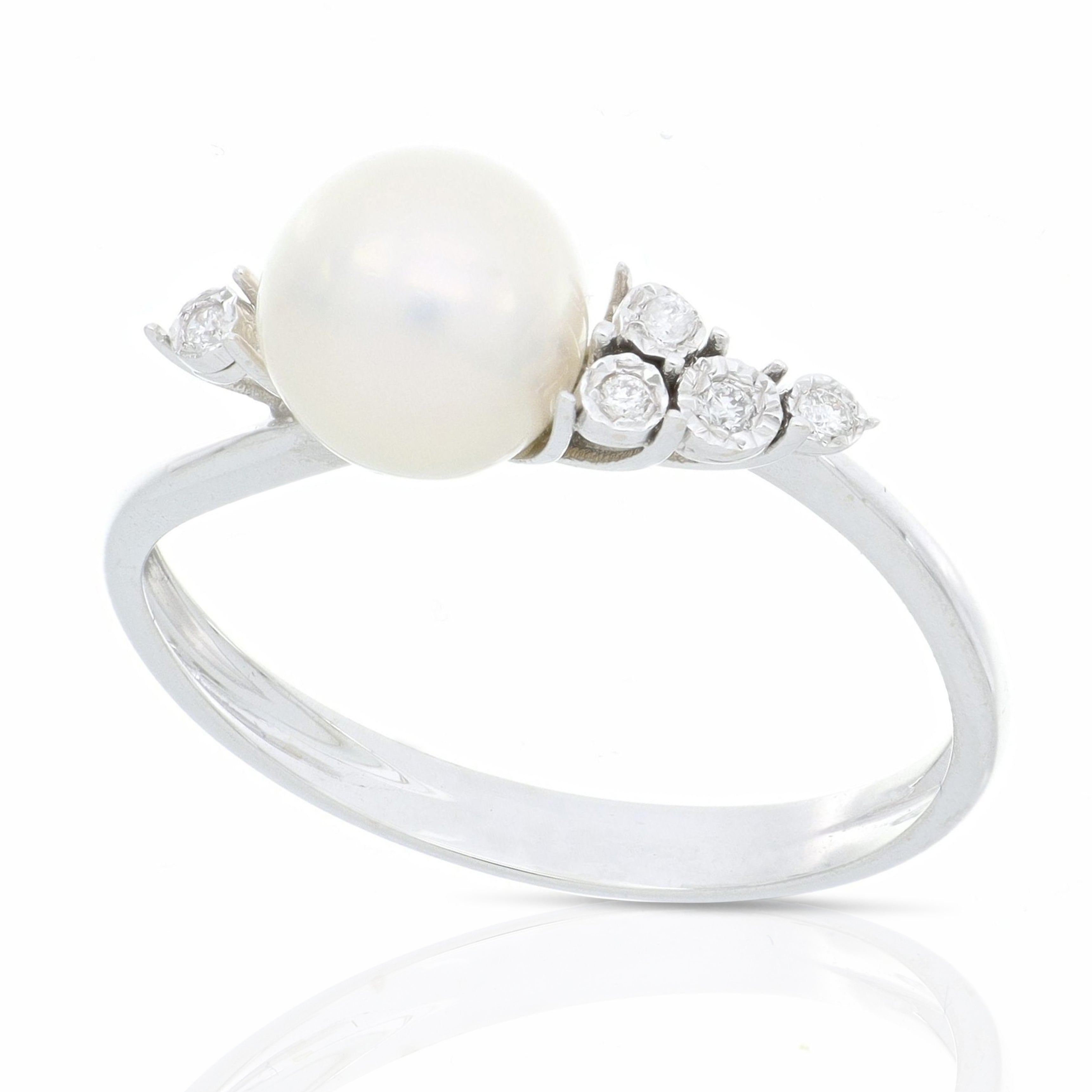 Pearl and diamond ring - GTDAN00008